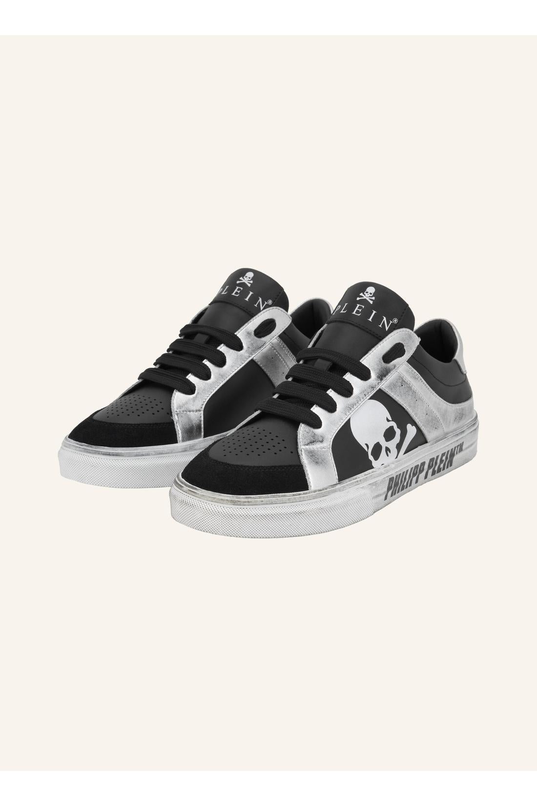 Philipp Plein Low-Top Leather Sneakers Retrokickz TM, Schuhe