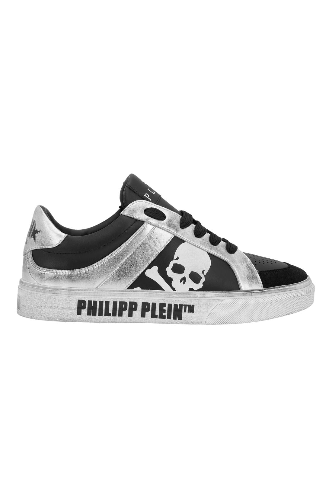 Philipp Plein Low-Top Leather Sneakers Retrokickz TM, Schuhe