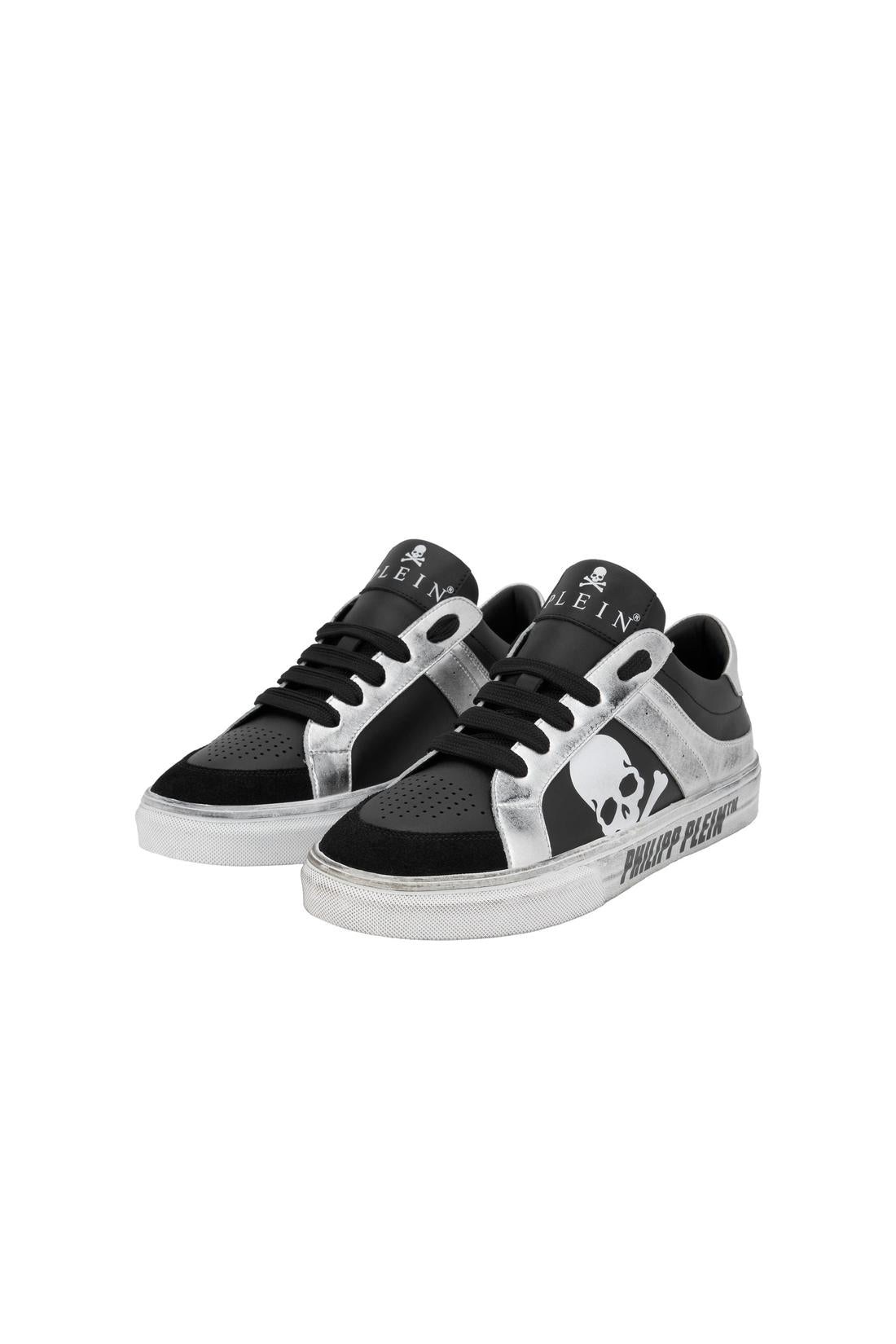 Philipp Plein Low-Top Leather Sneakers Retrokickz TM, Schuhe