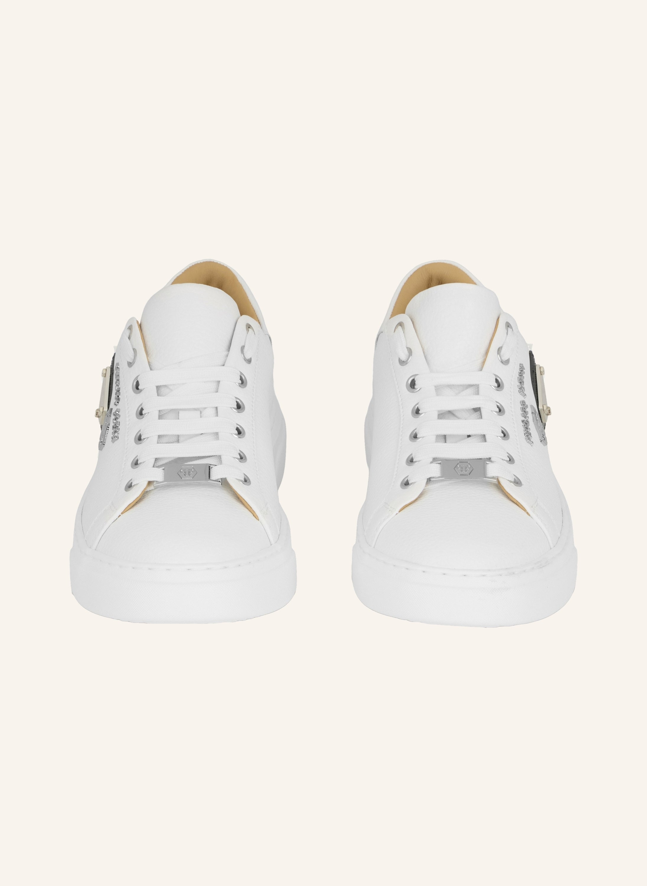 Leather Lo-Top Sneakers Hexagon