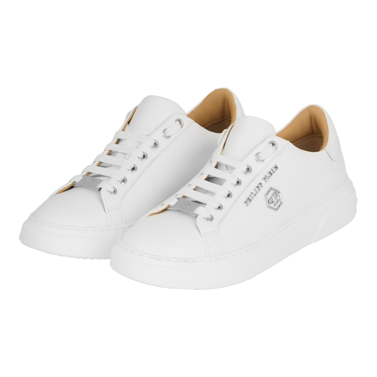 Leather Lo-Top Sneakers Hexagon