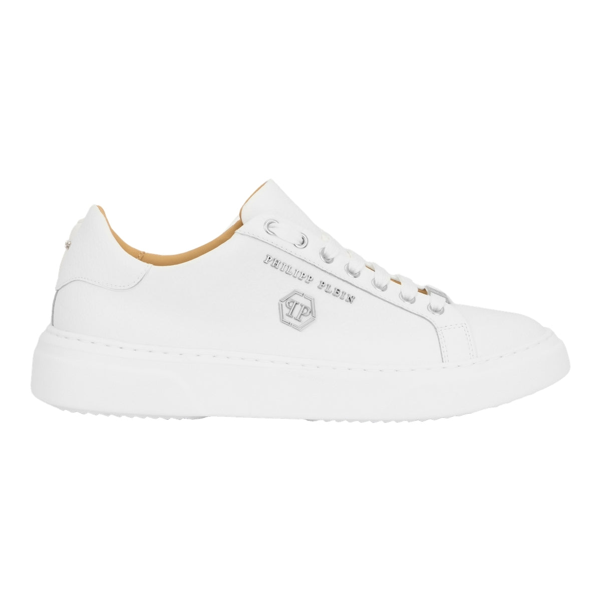 Leather Lo-Top Sneakers Hexagon