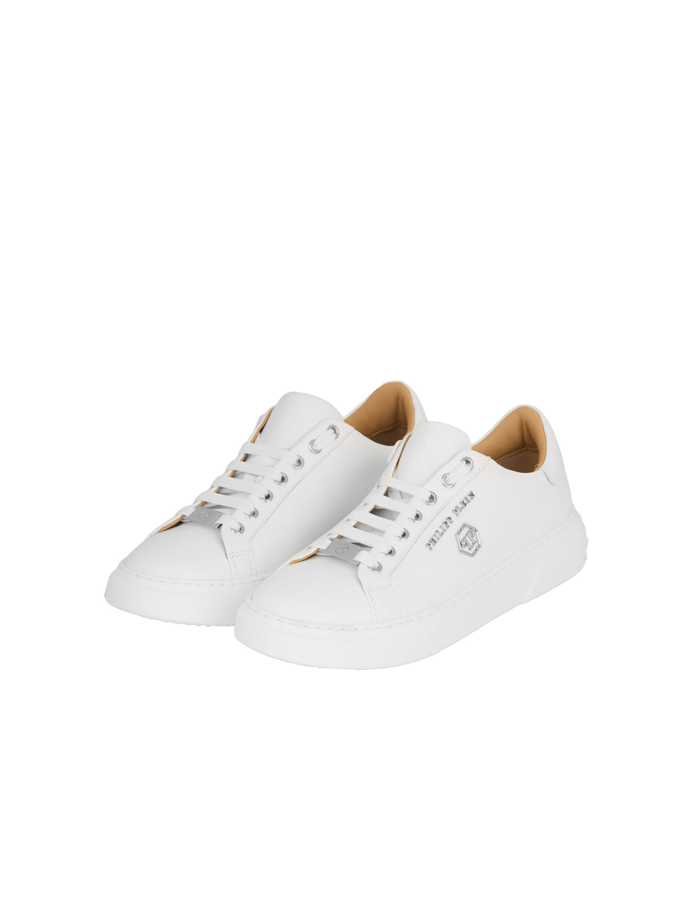 Leather Lo-Top Sneakers Hexagon