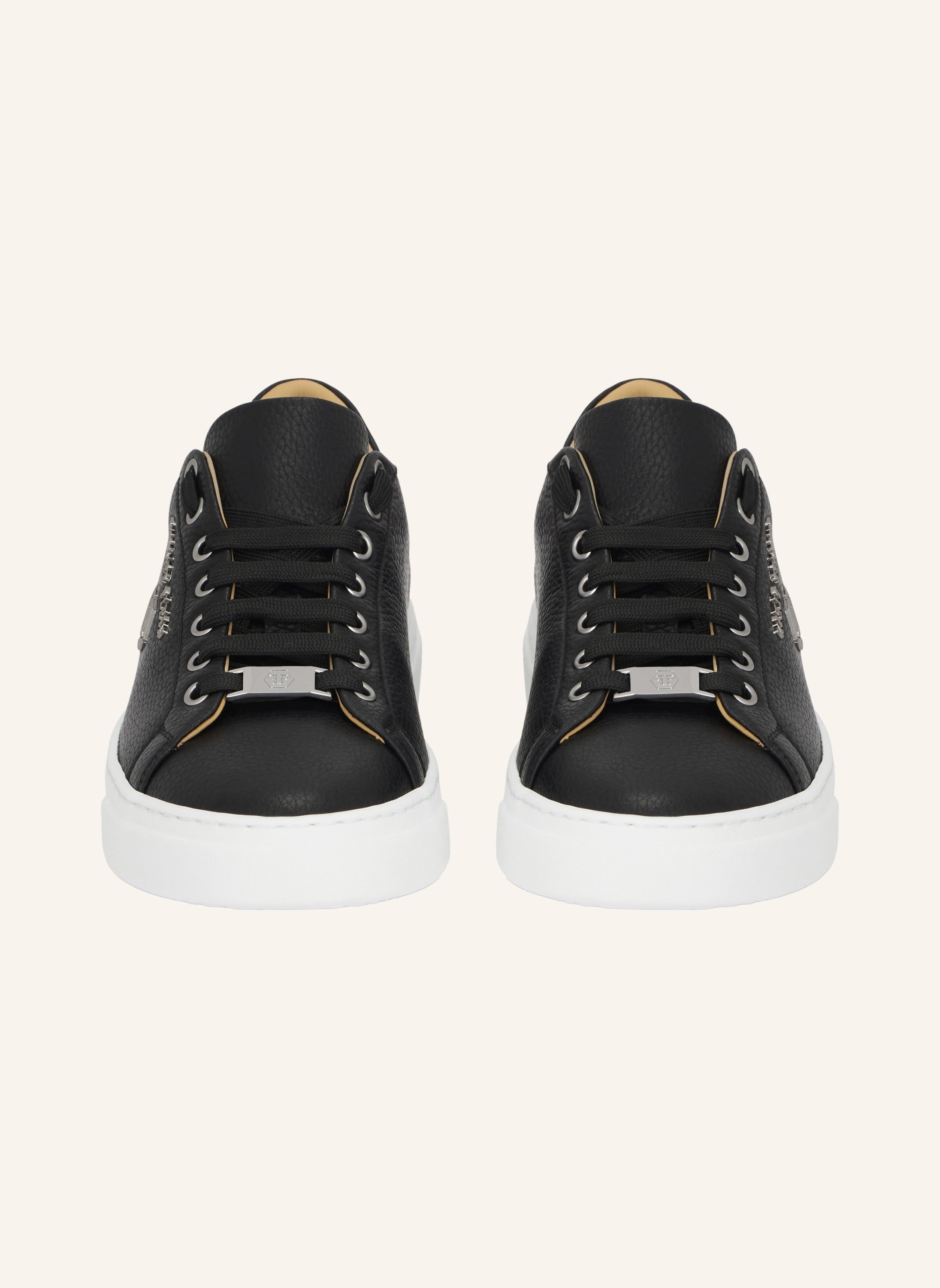 Leather Lo-Top Sneakers Hexagon
