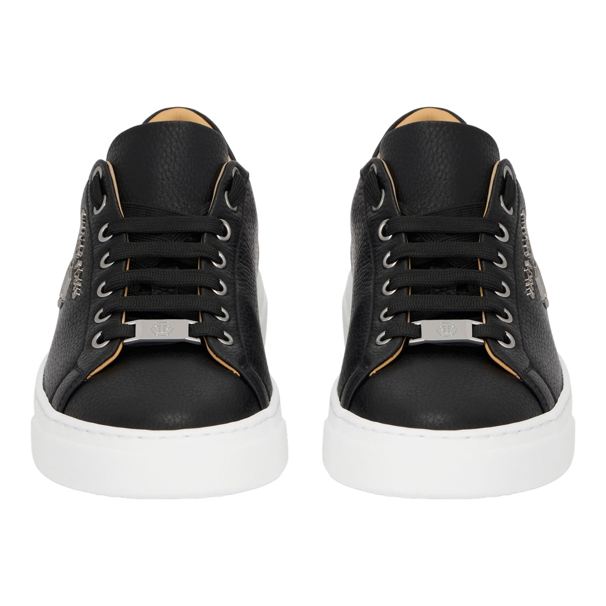 Leather Lo-Top Sneakers Hexagon