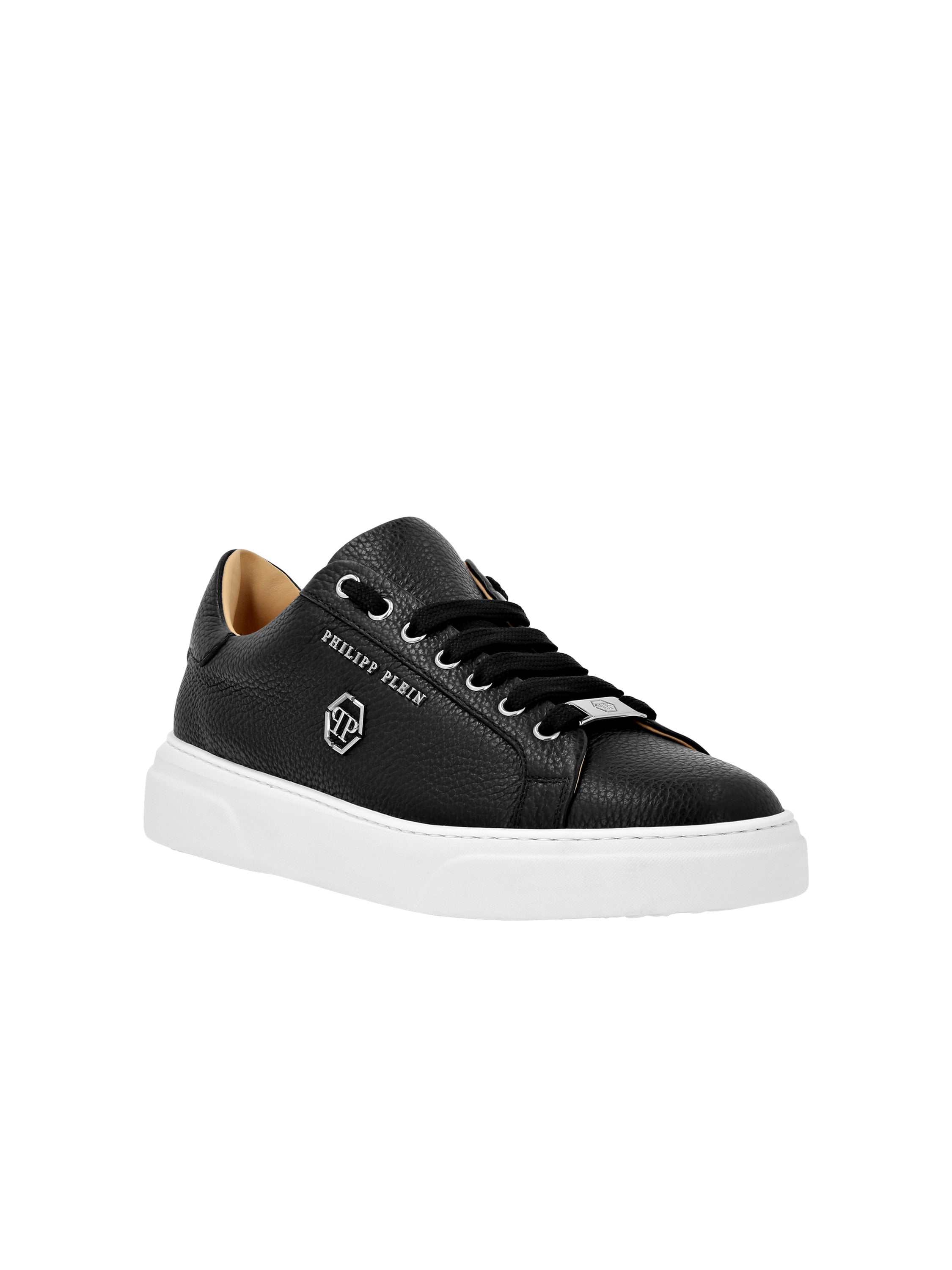 Leather Lo-Top Sneakers Hexagon