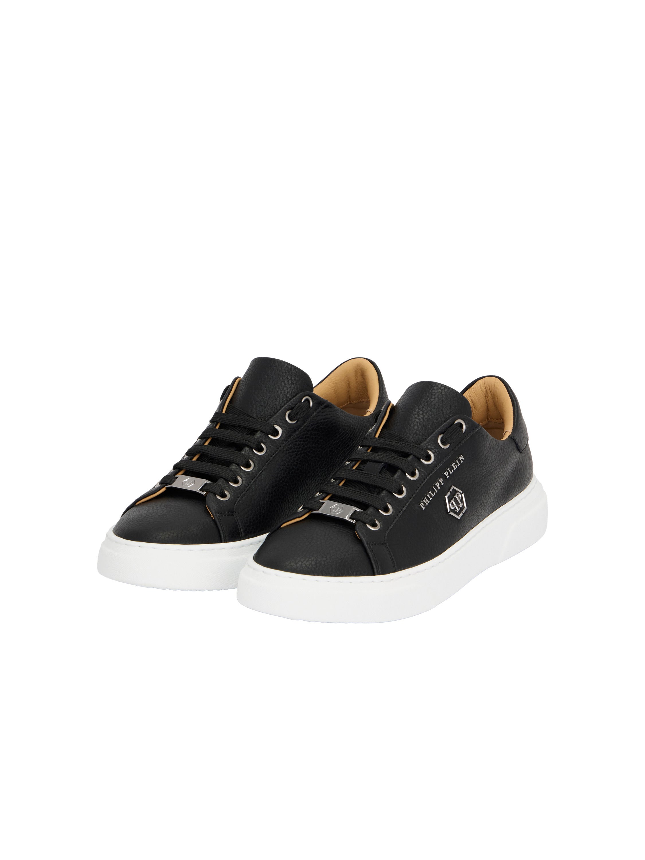 Leather Lo-Top Sneakers Hexagon