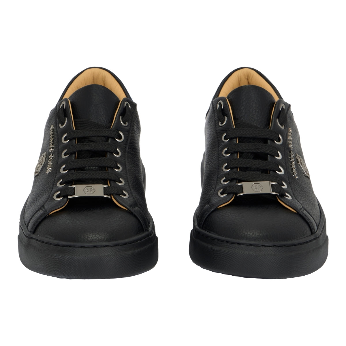 Leather Lo-Top Sneakers Hexagon