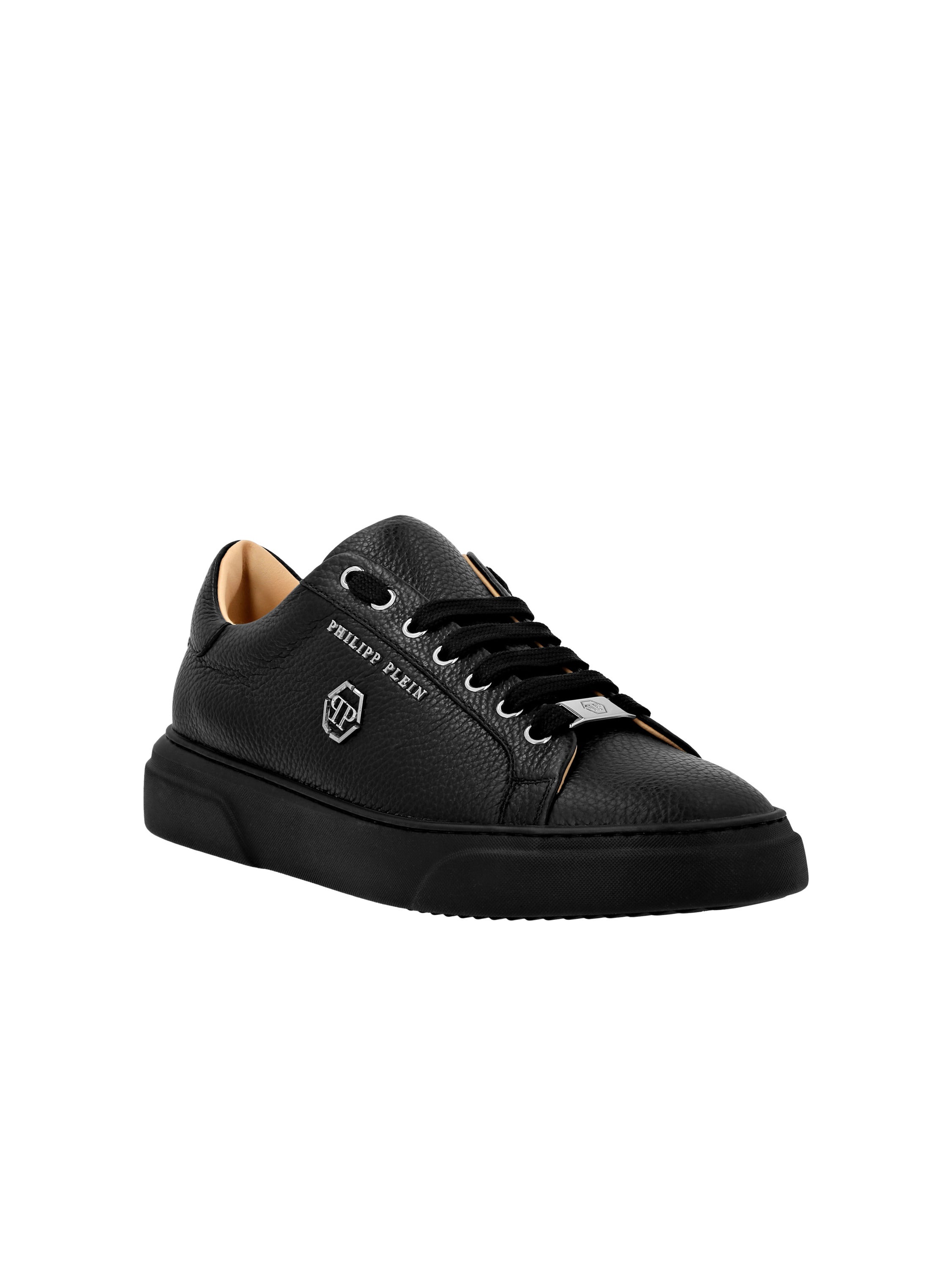 Leather Lo-Top Sneakers Hexagon