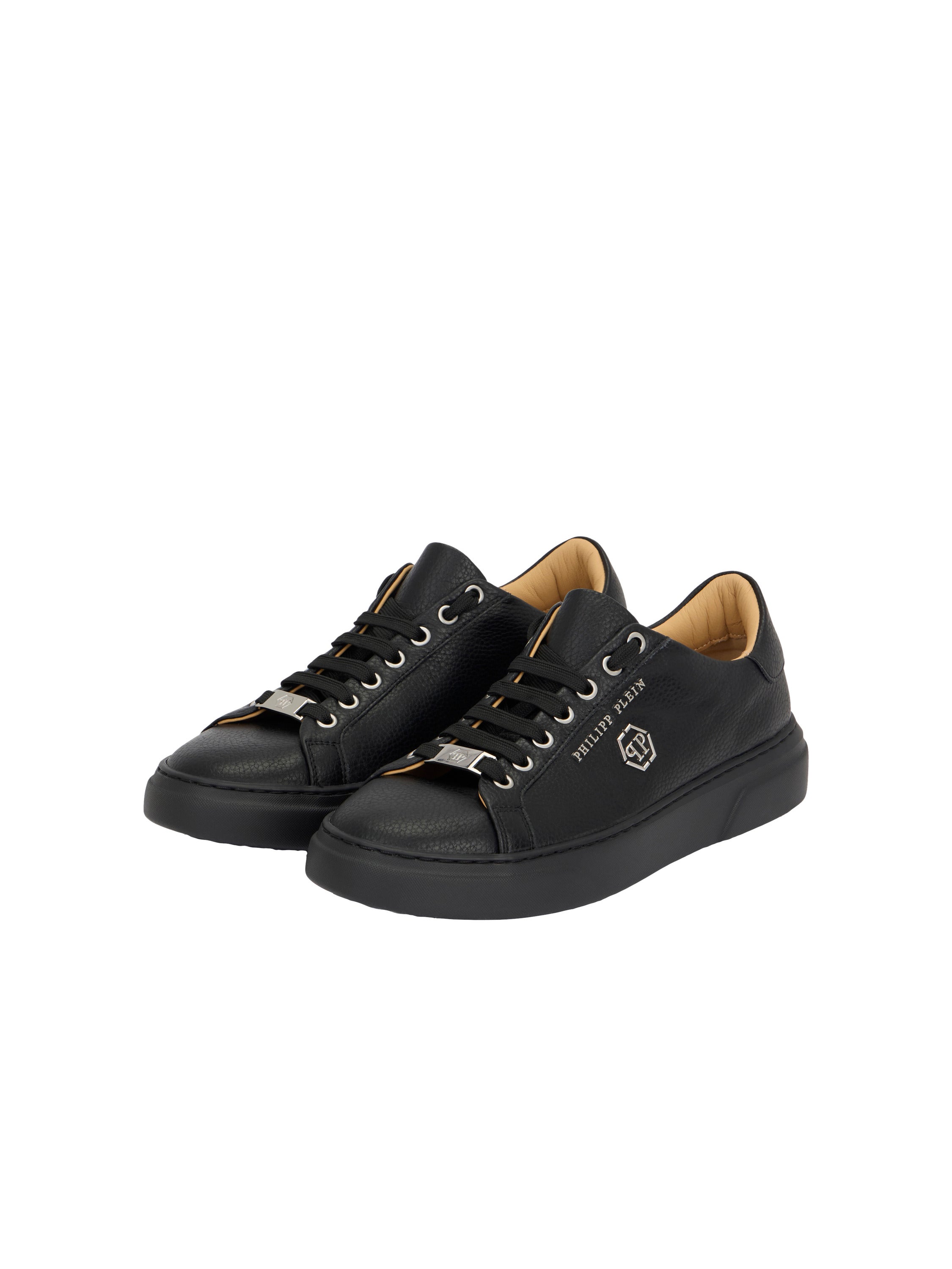 Leather Lo-Top Sneakers Hexagon