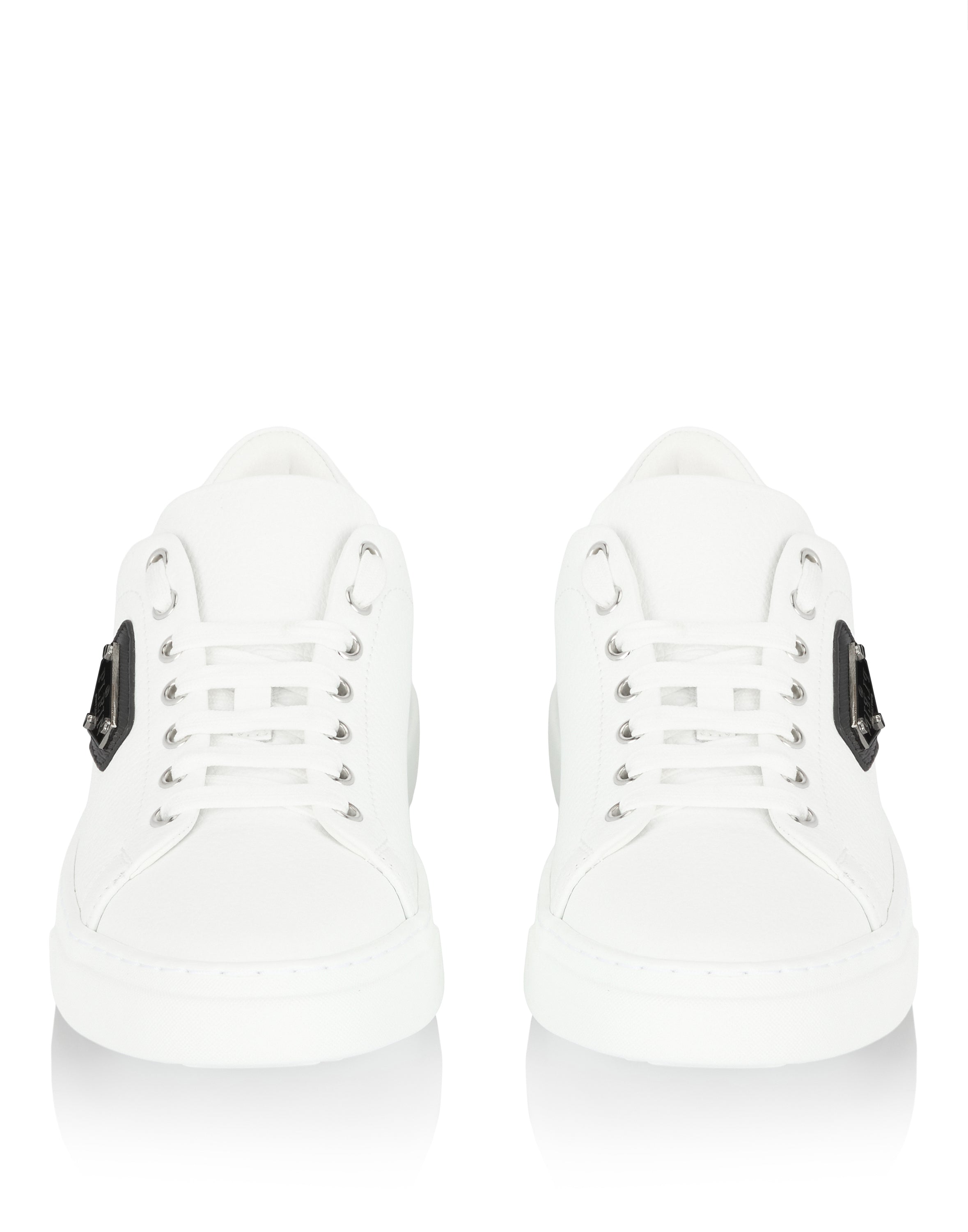 Leather Lo-Top Sneakers Iconic Plein