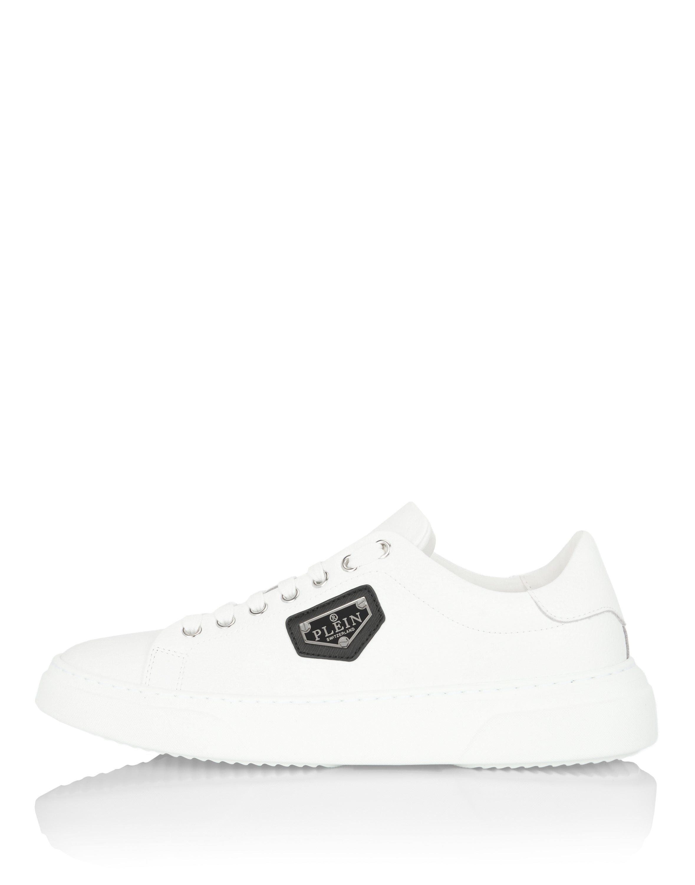 Leather Lo-Top Sneakers Iconic Plein
