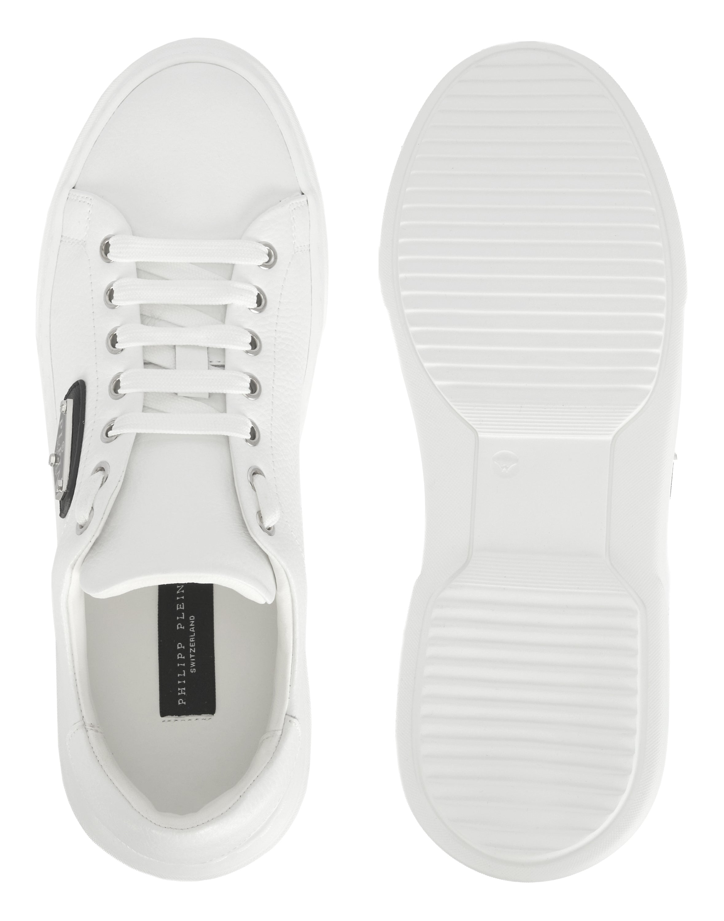 Leather Lo-Top Sneakers Iconic Plein