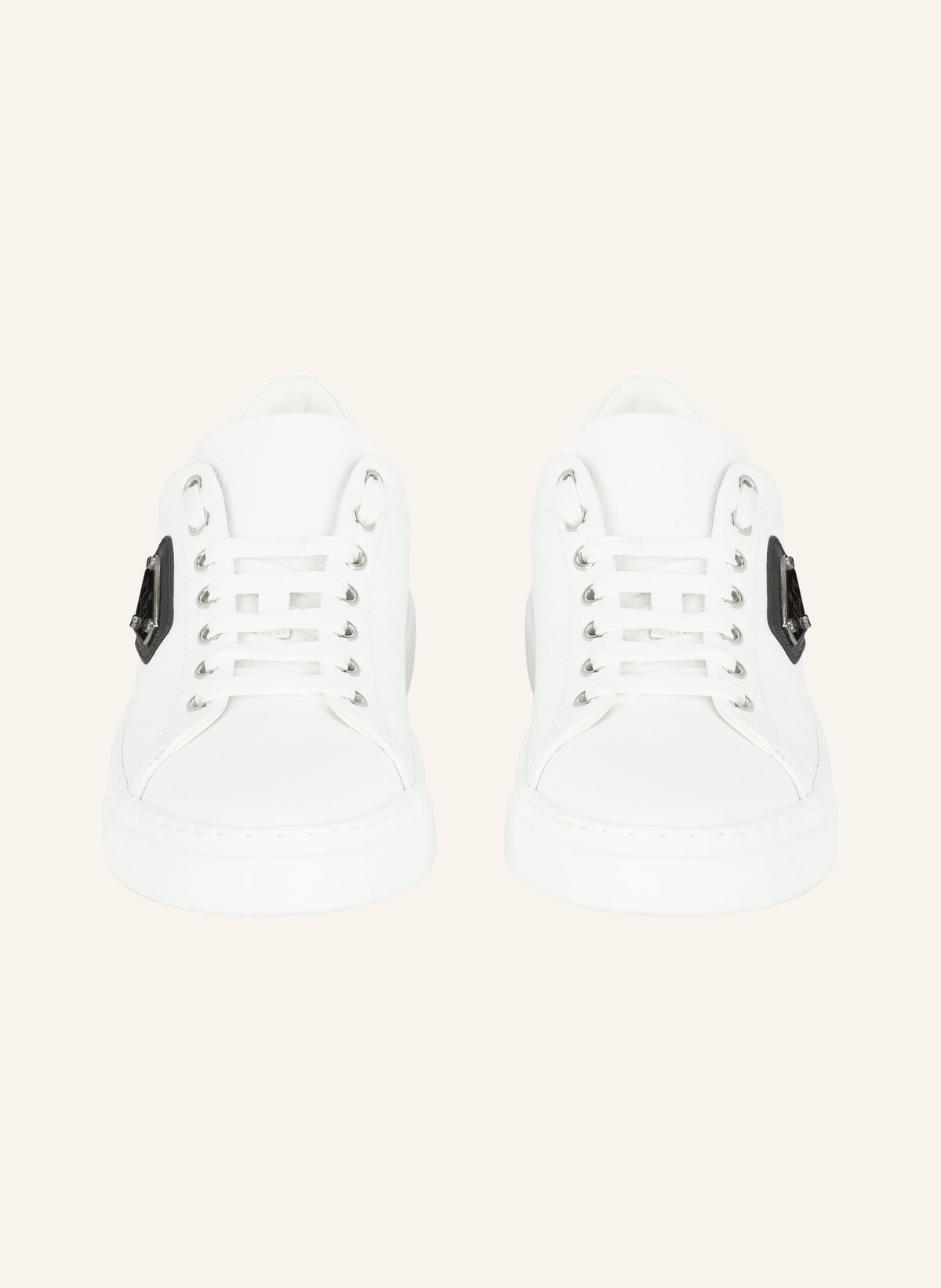 Leather Lo-Top Sneakers Iconic Plein
