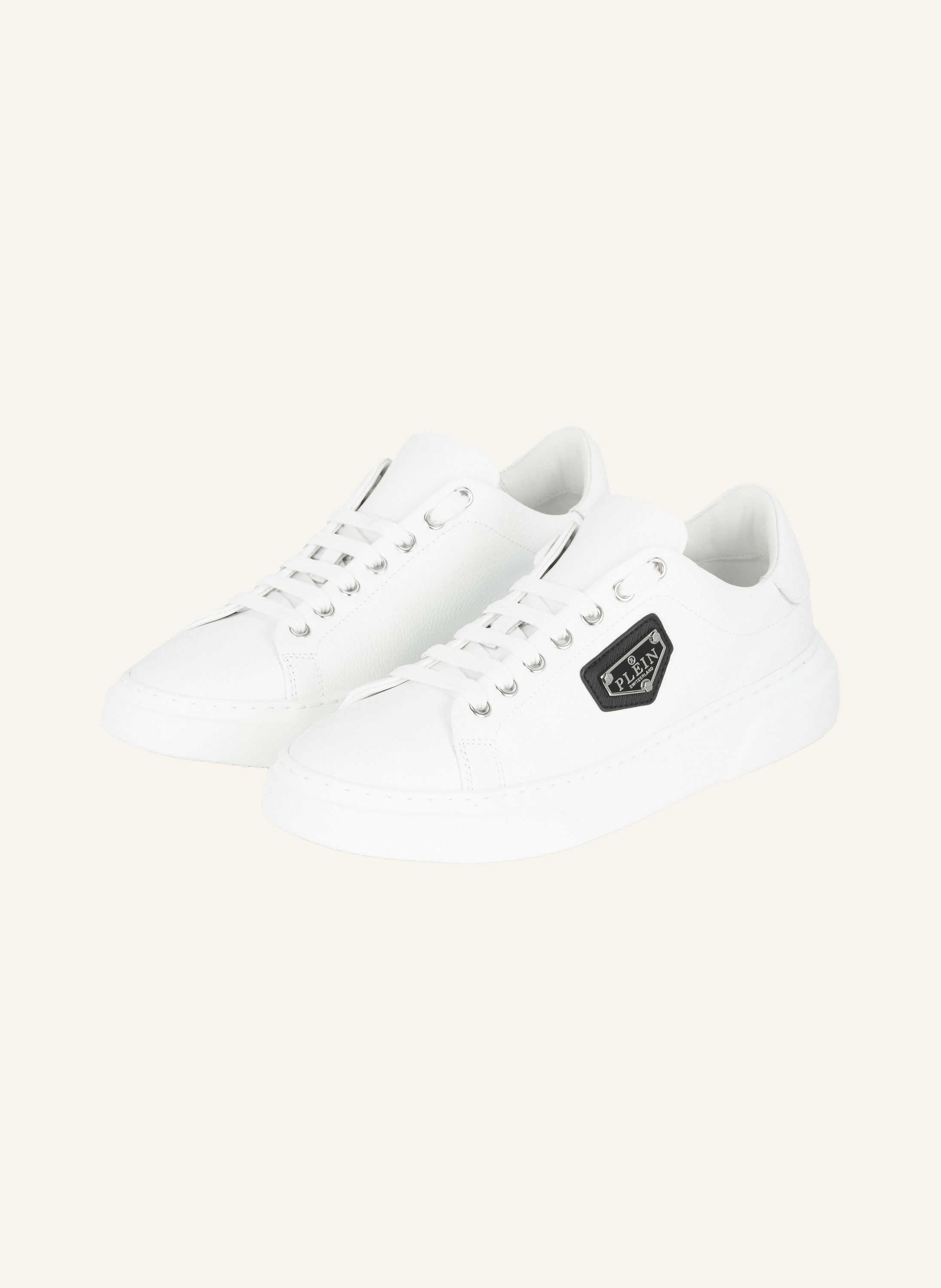 Leather Lo-Top Sneakers Iconic Plein