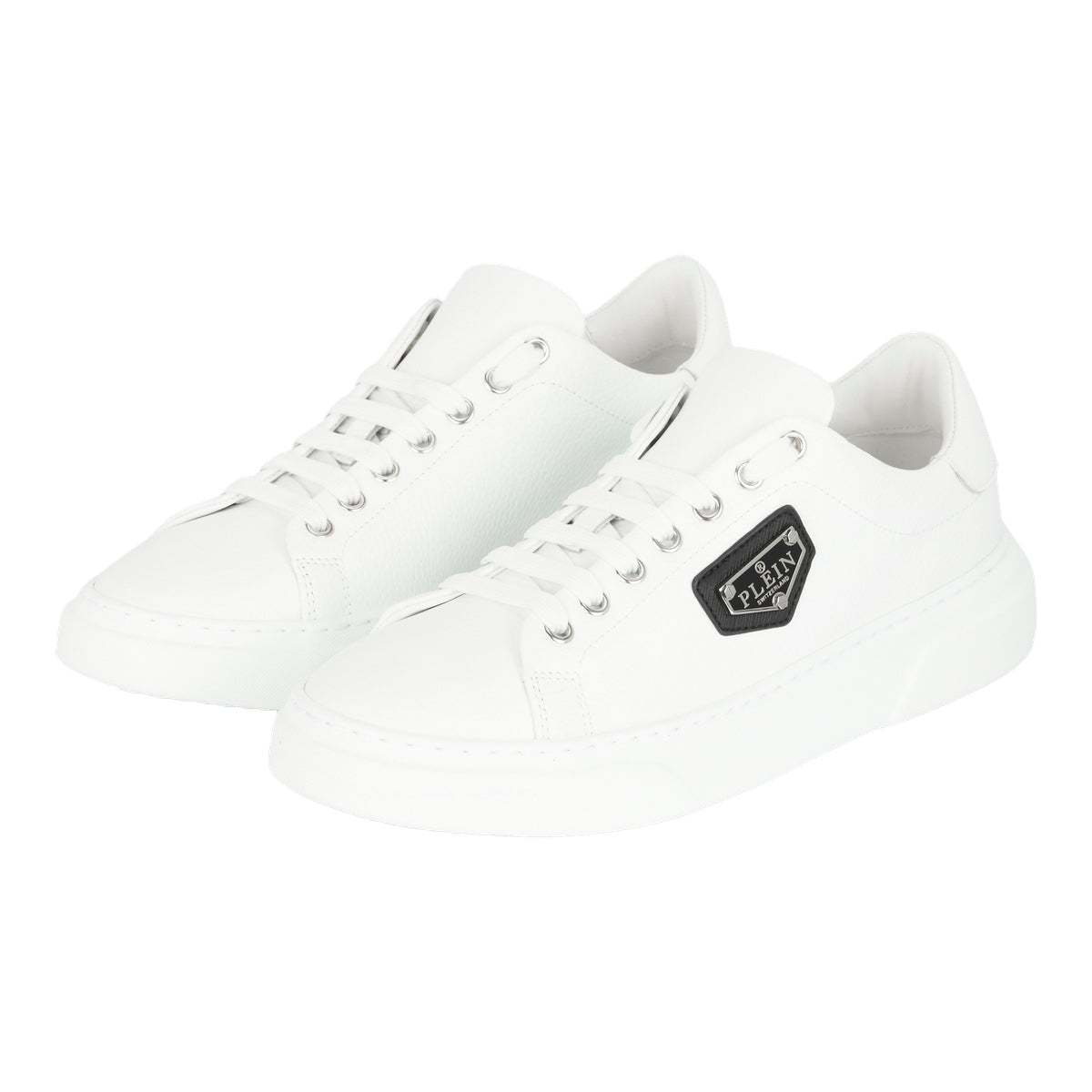 Leather Lo-Top Sneakers Iconic Plein