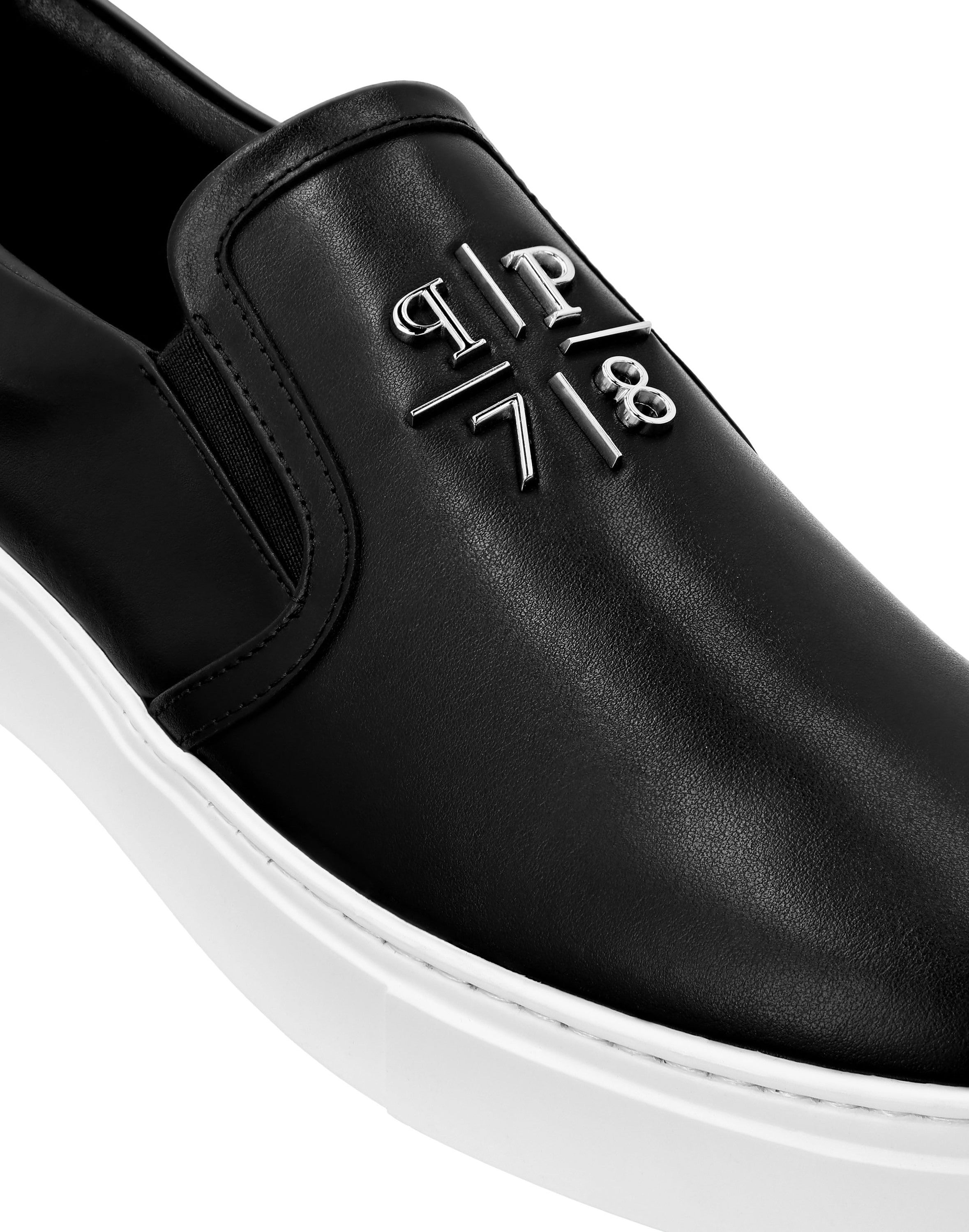Nappa Leather Slip On Triangle