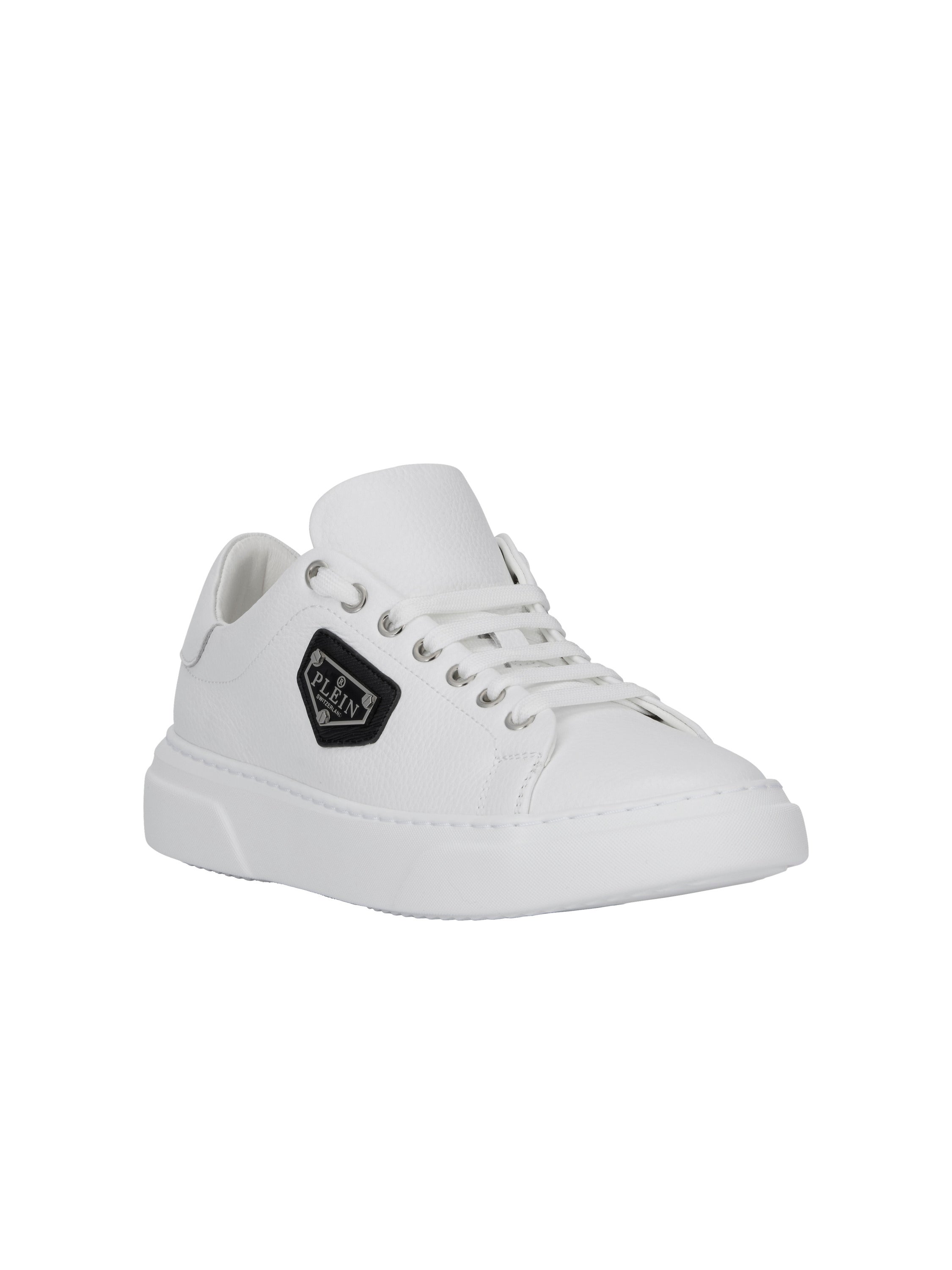 Leather Lo-Top Sneakers Iconic Plein
