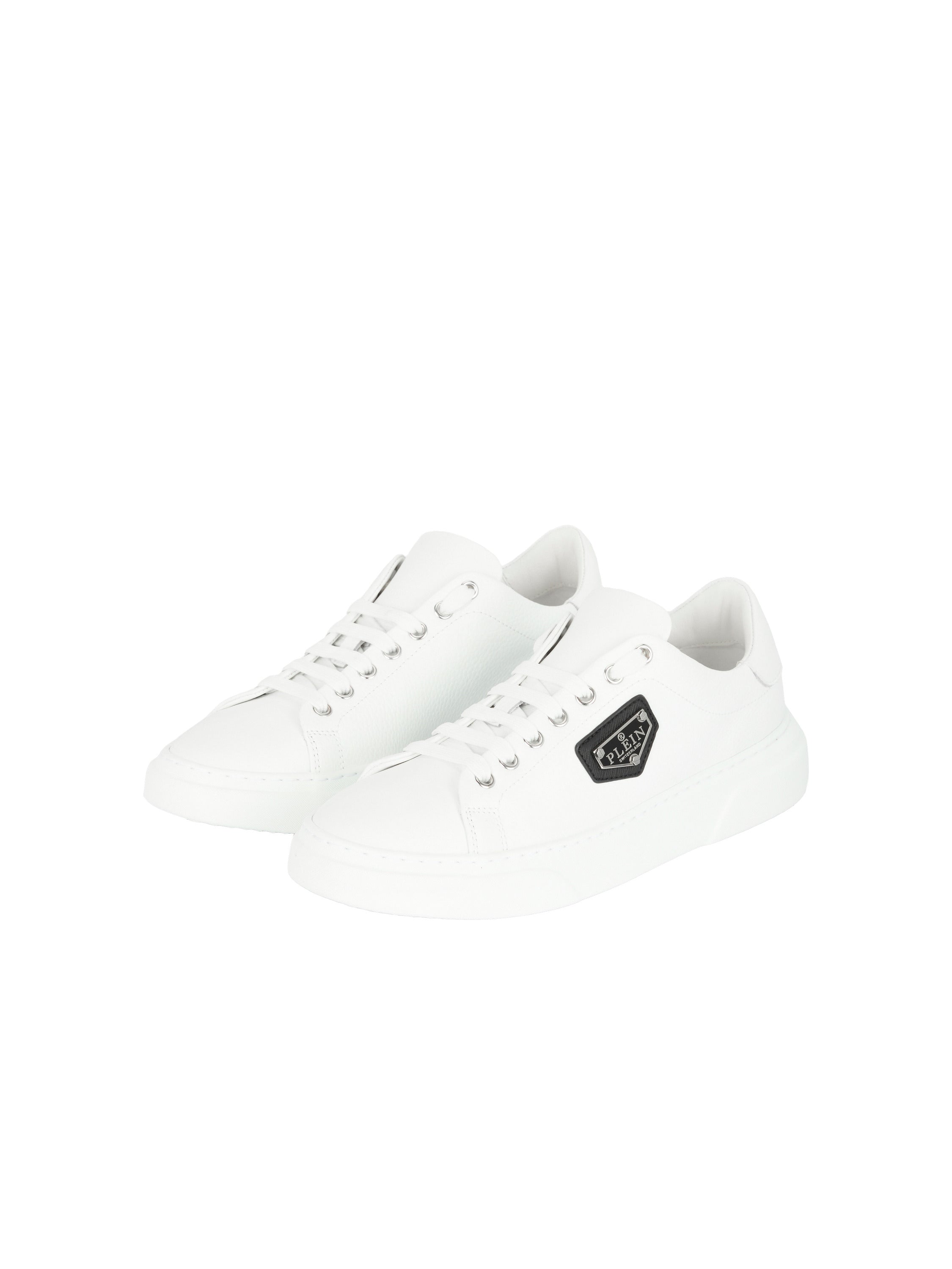Leather Lo-Top Sneakers Iconic Plein