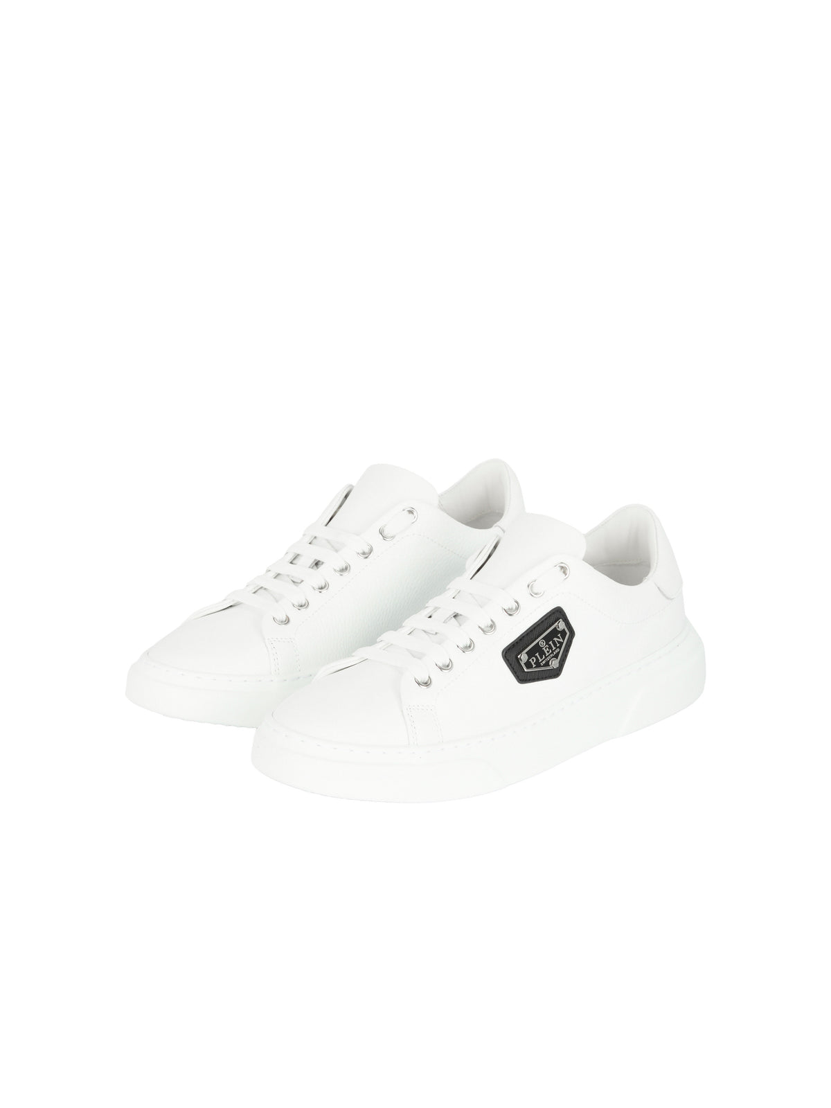 Leather Lo-Top Sneakers Iconic Plein