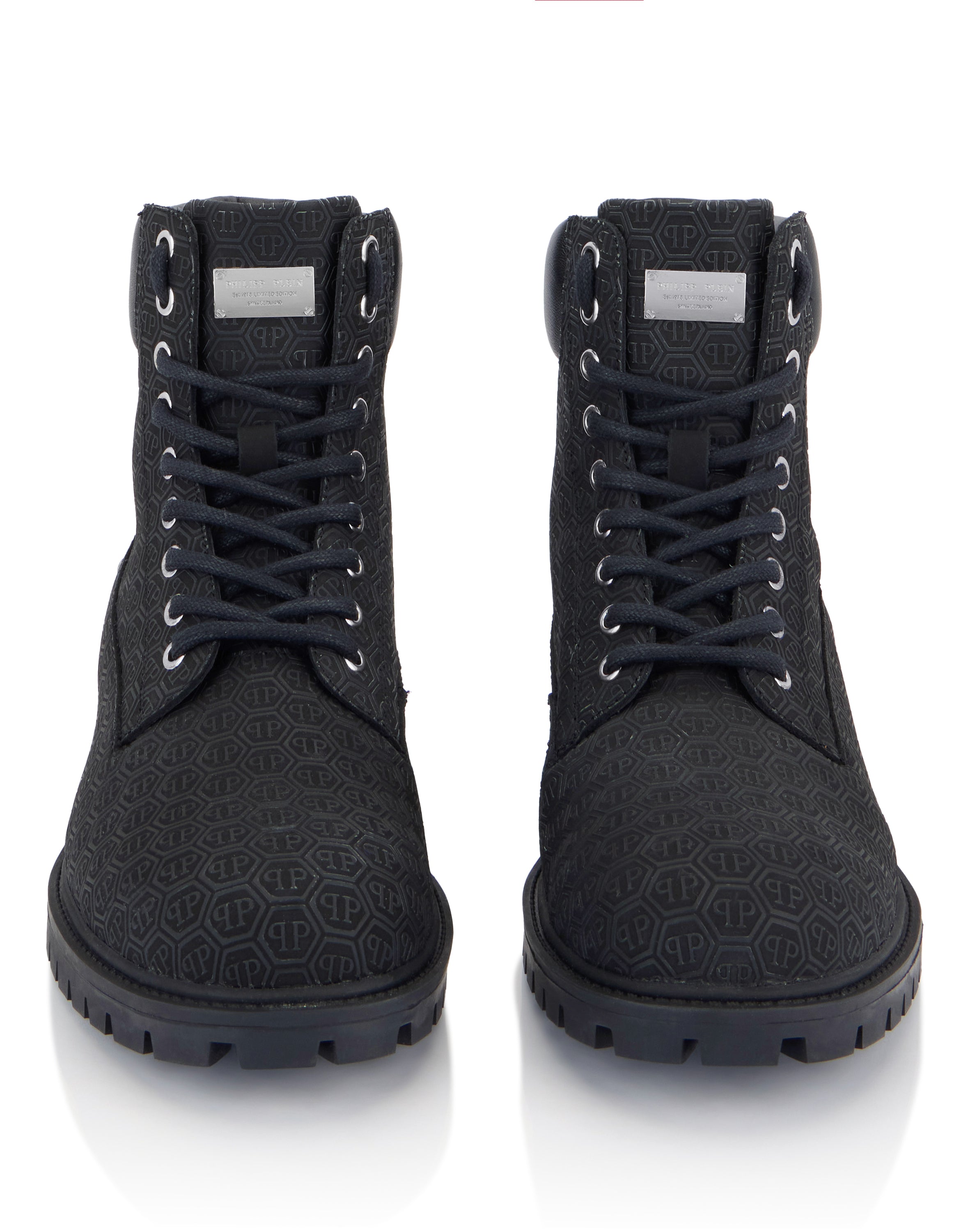 Nubuck Leather Mid Boots Monogram