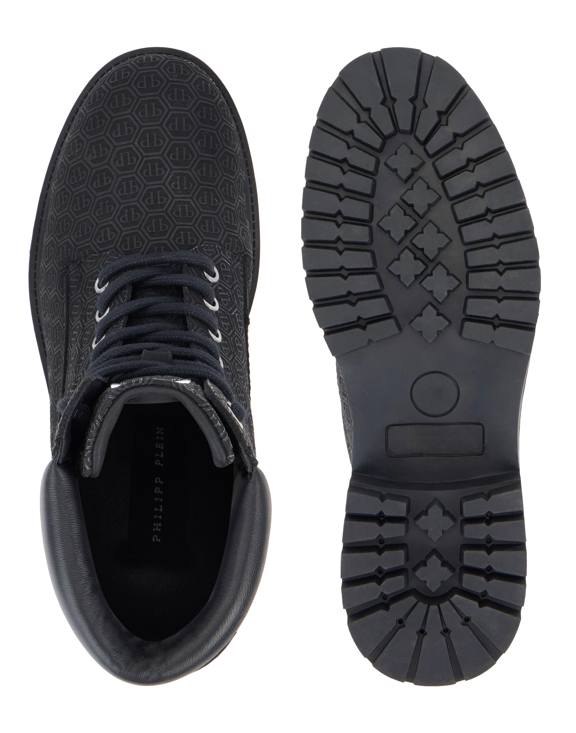 Nubuck Leather Mid Boots Monogram