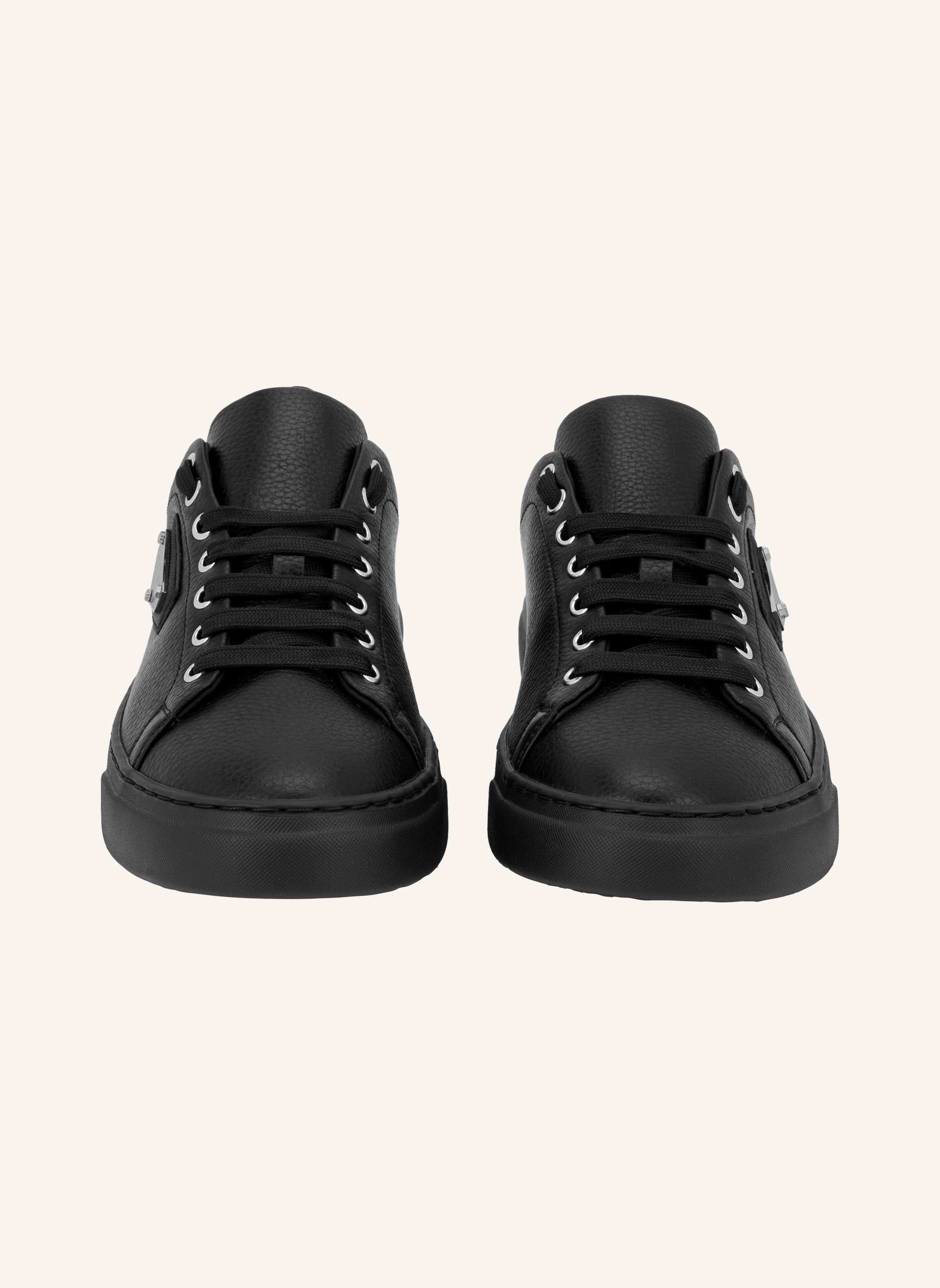 Leather Lo-Top Sneakers Iconic Plein