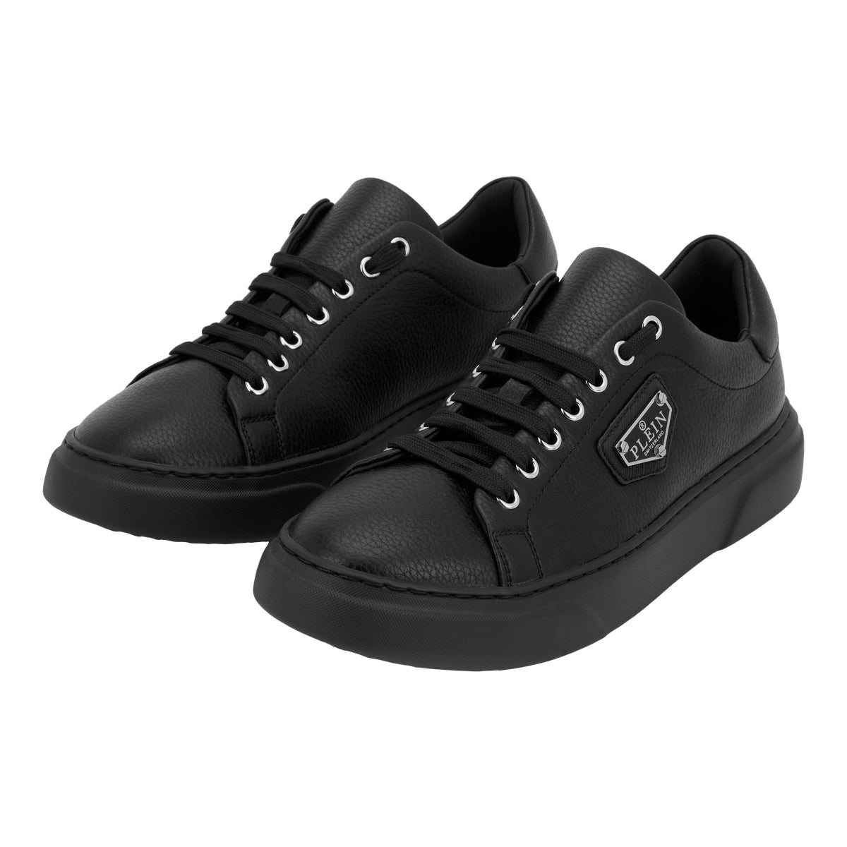 Leather Lo-Top Sneakers Iconic Plein
