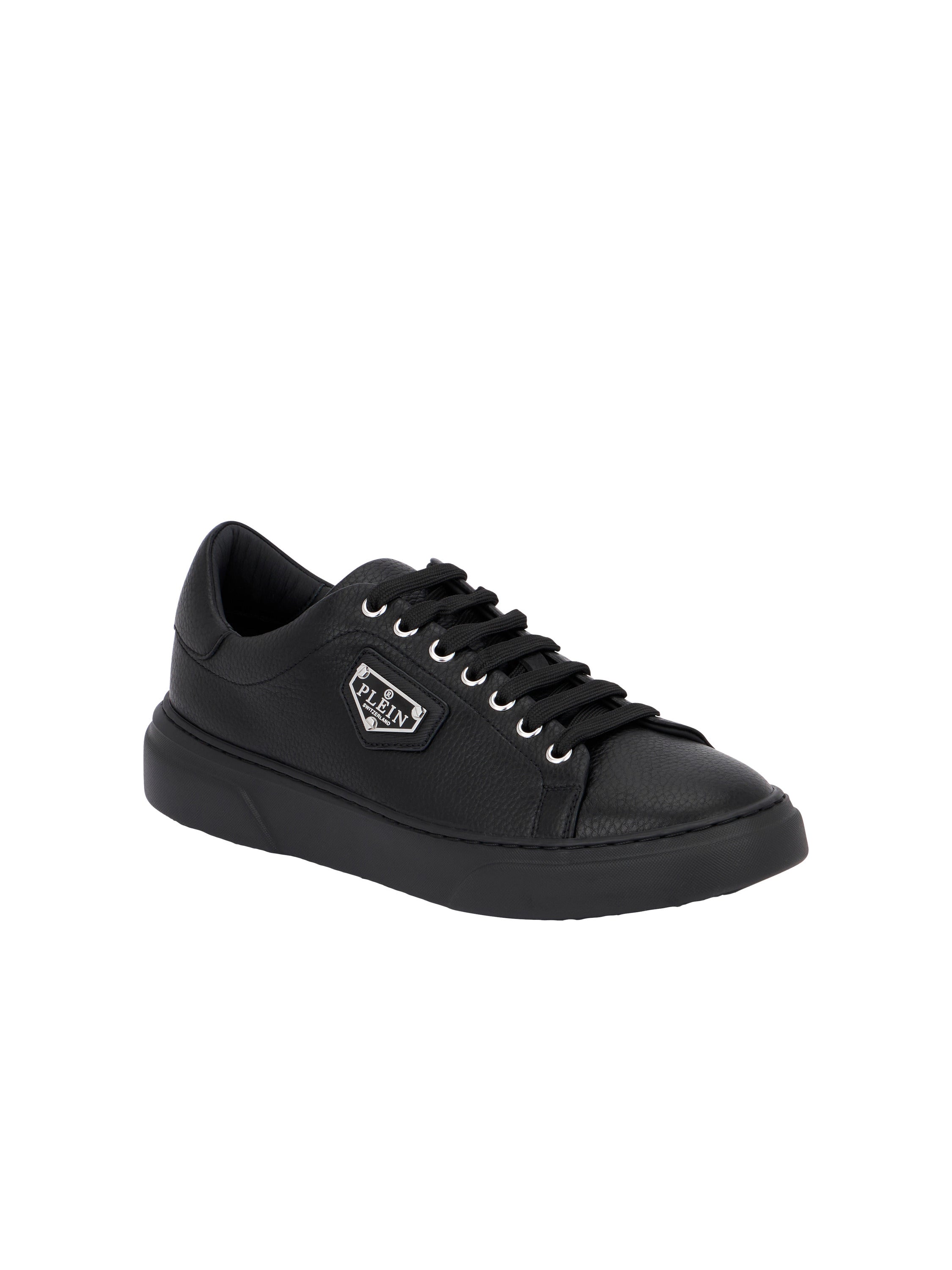 Leather Lo-Top Sneakers Iconic Plein