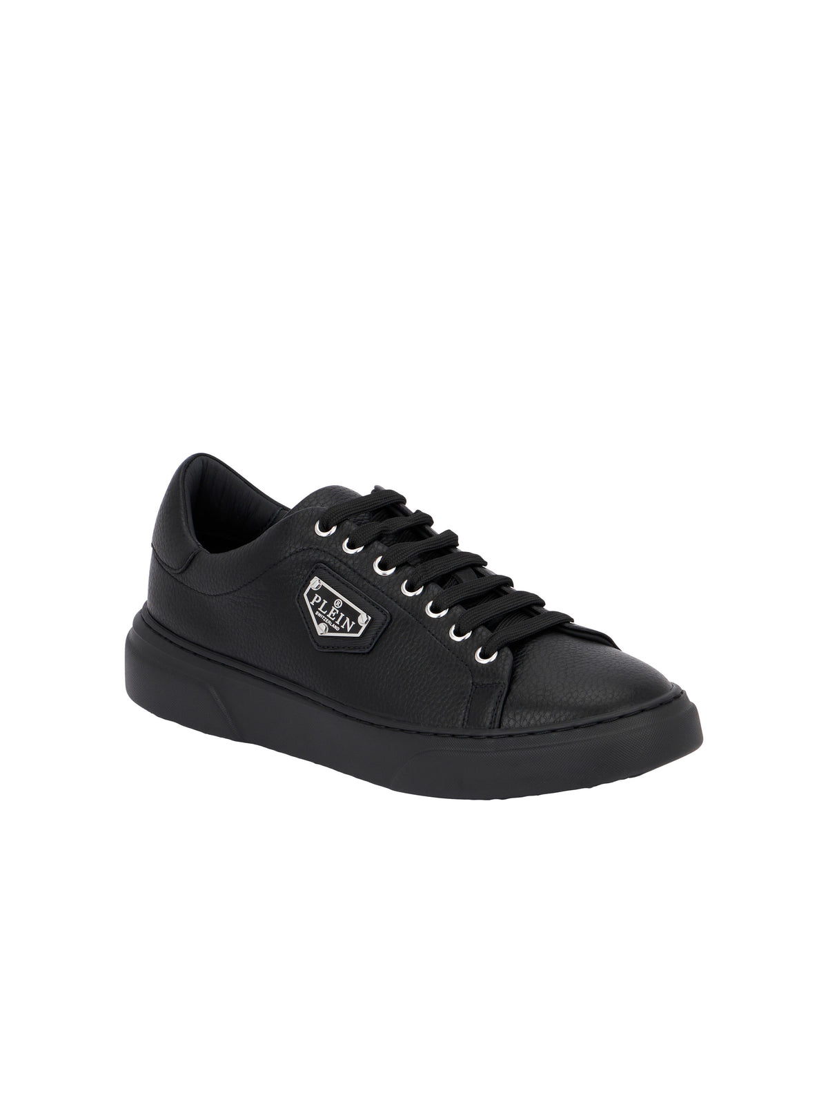 Leather Lo-Top Sneakers Iconic Plein