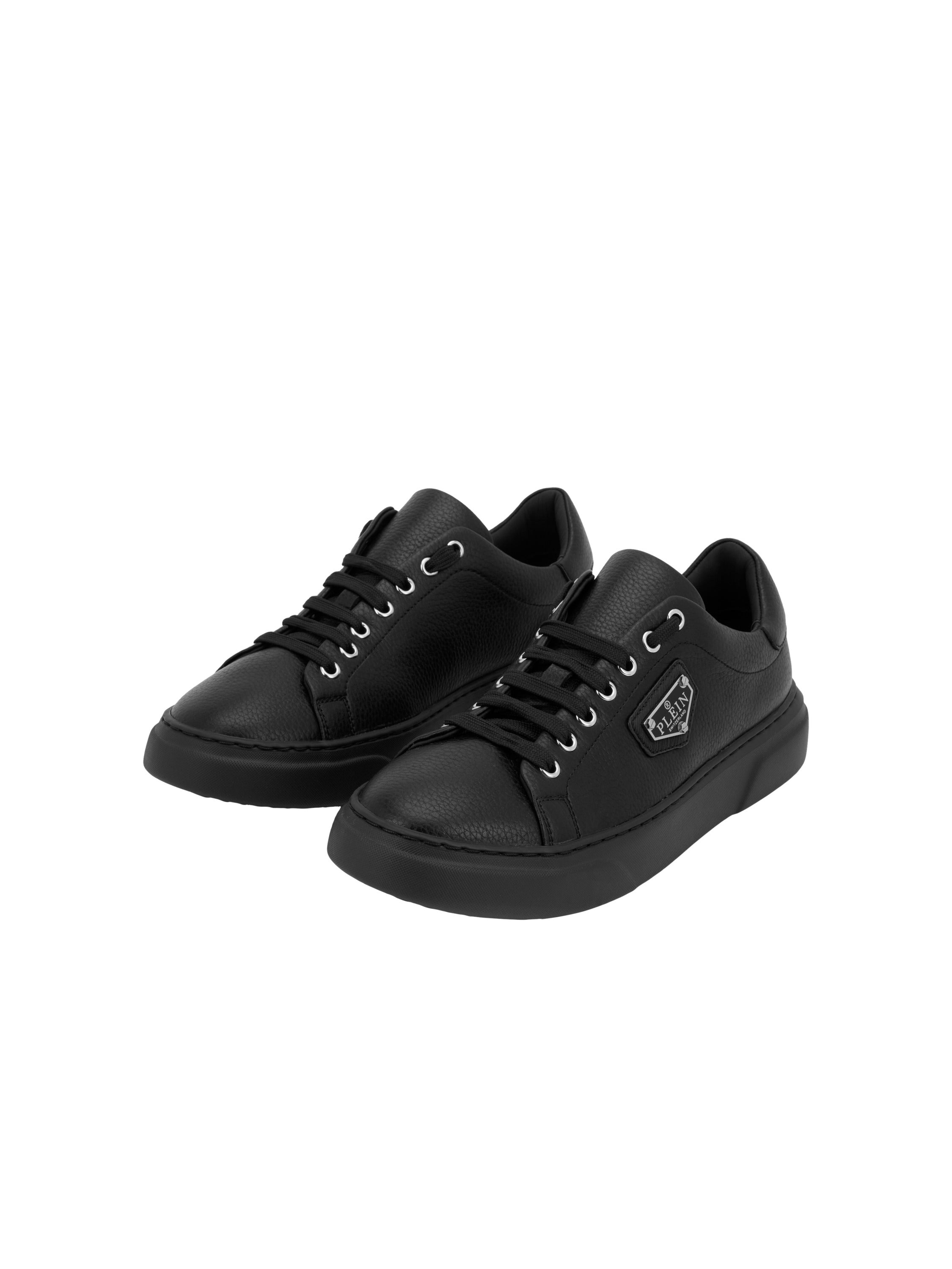 Leather Lo-Top Sneakers Iconic Plein