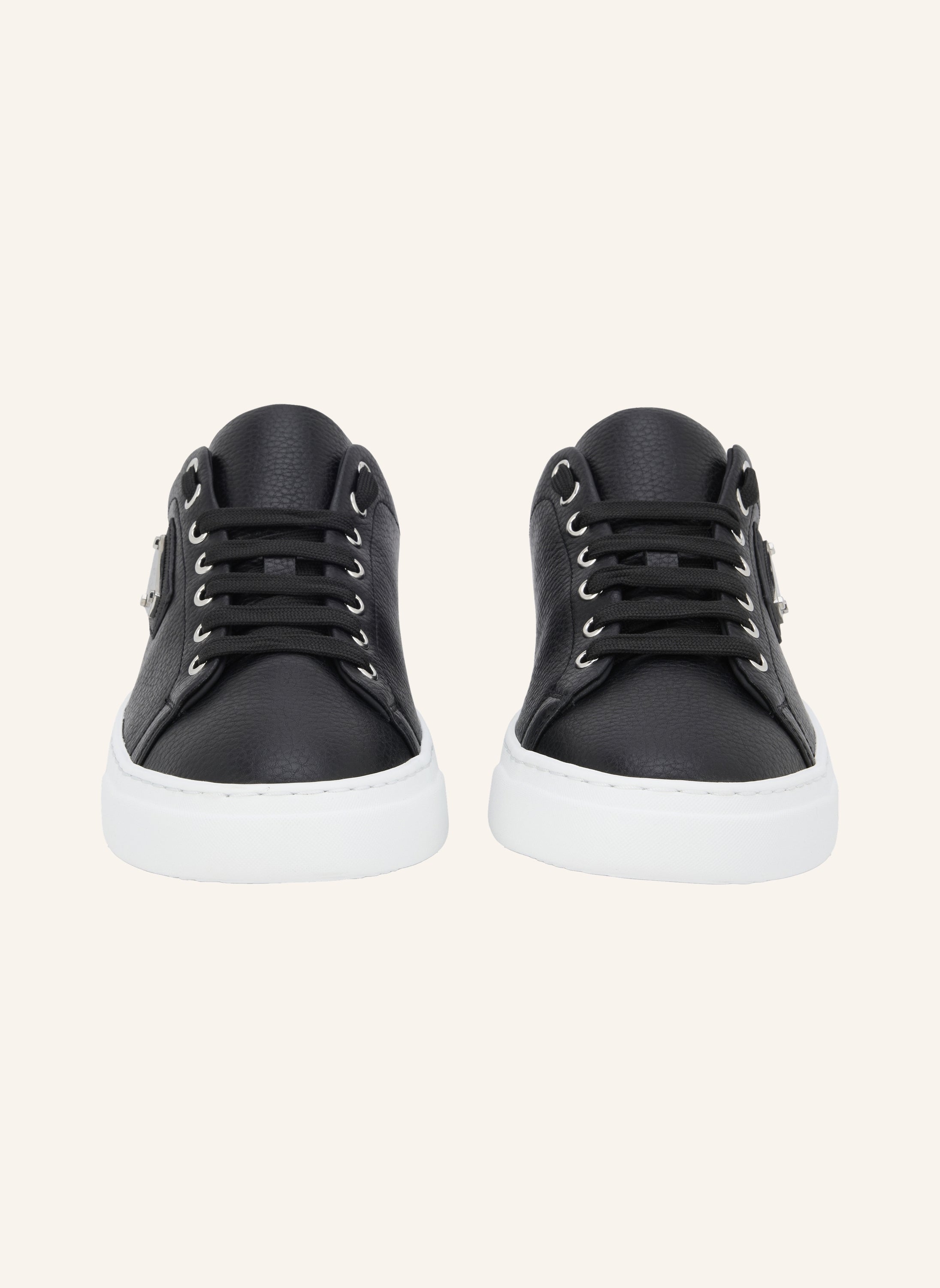 Leather Lo-Top Sneakers Iconic Plein