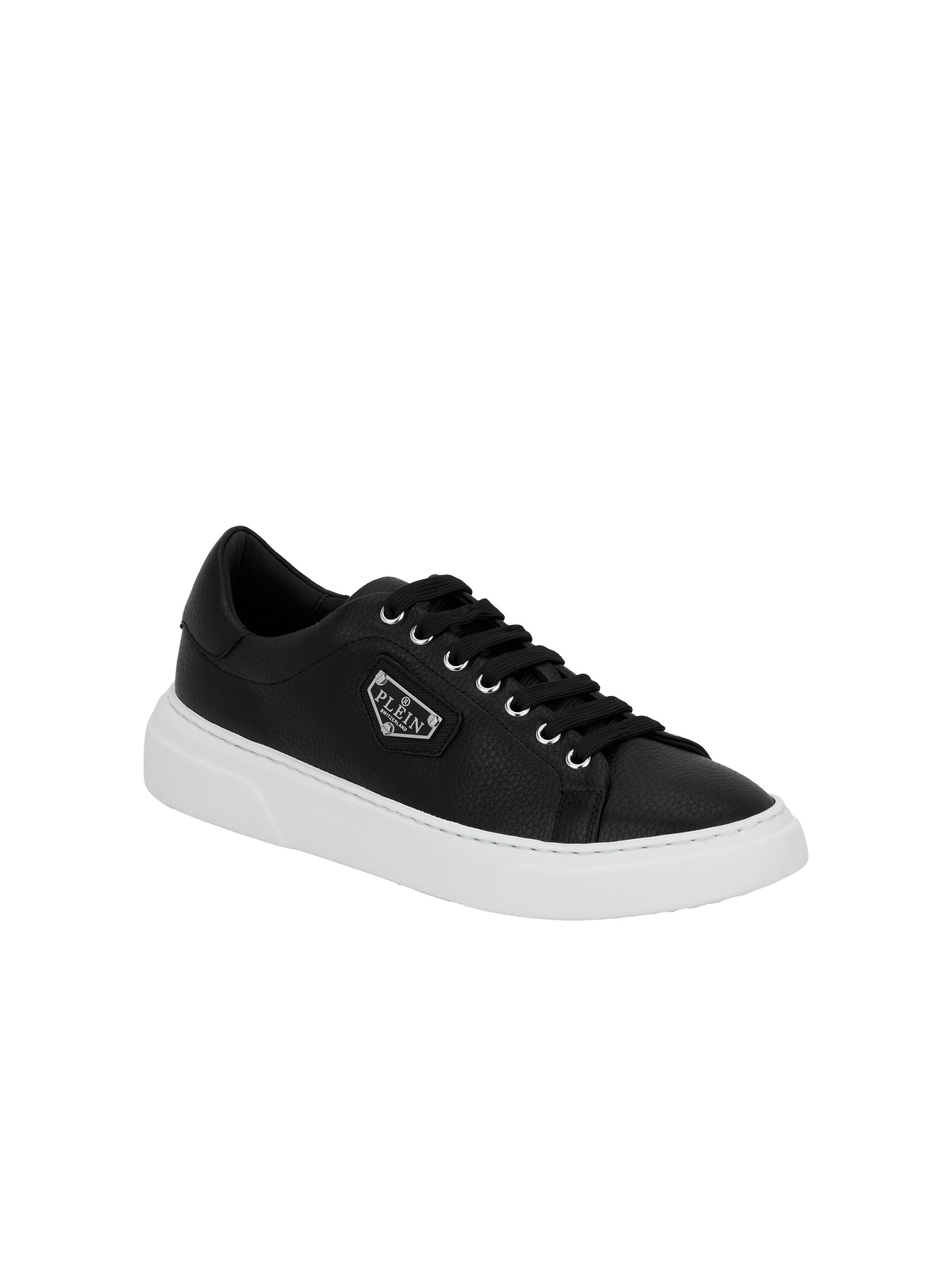 Leather Lo-Top Sneakers Iconic Plein