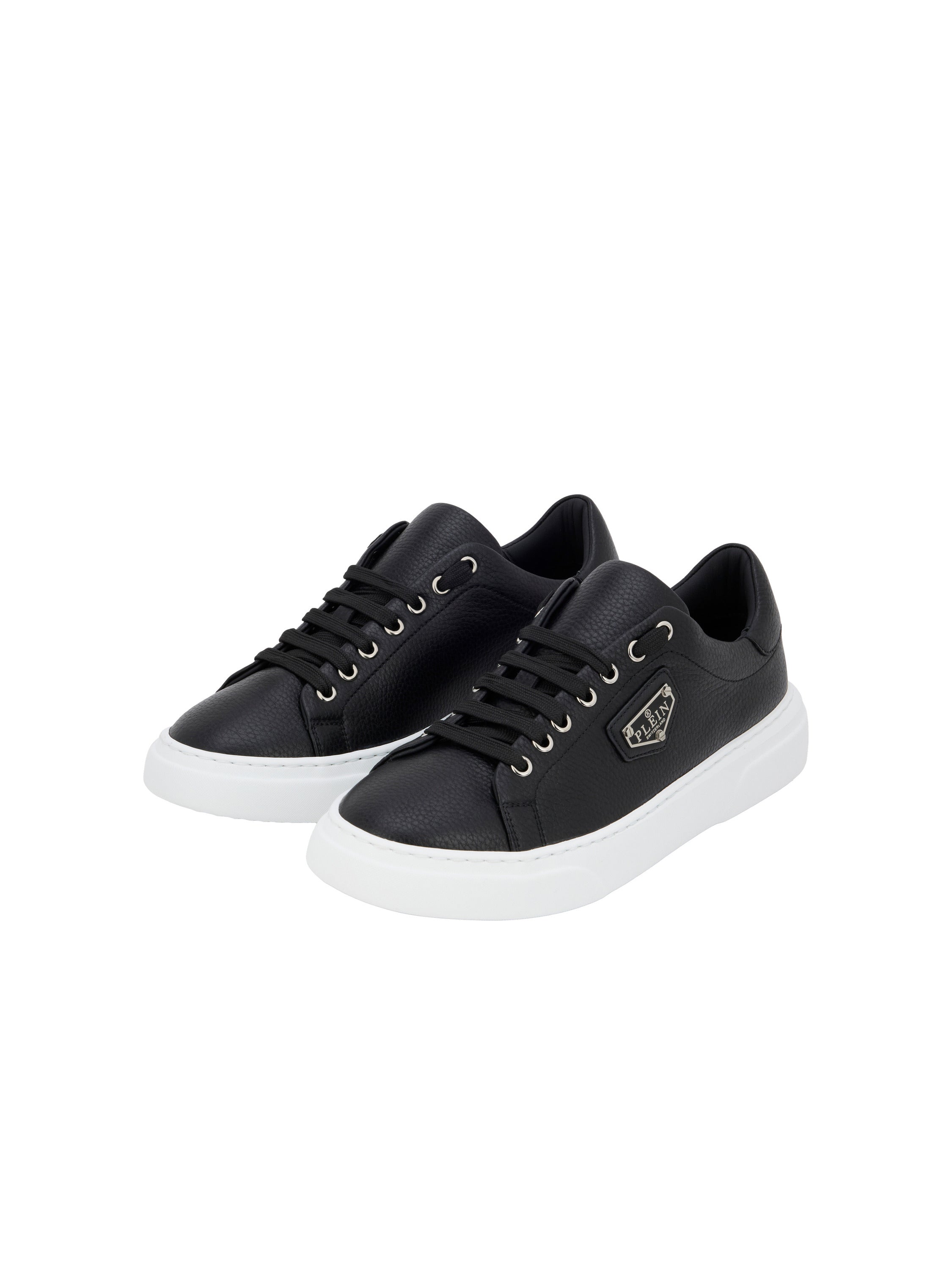 Leather Lo-Top Sneakers Iconic Plein