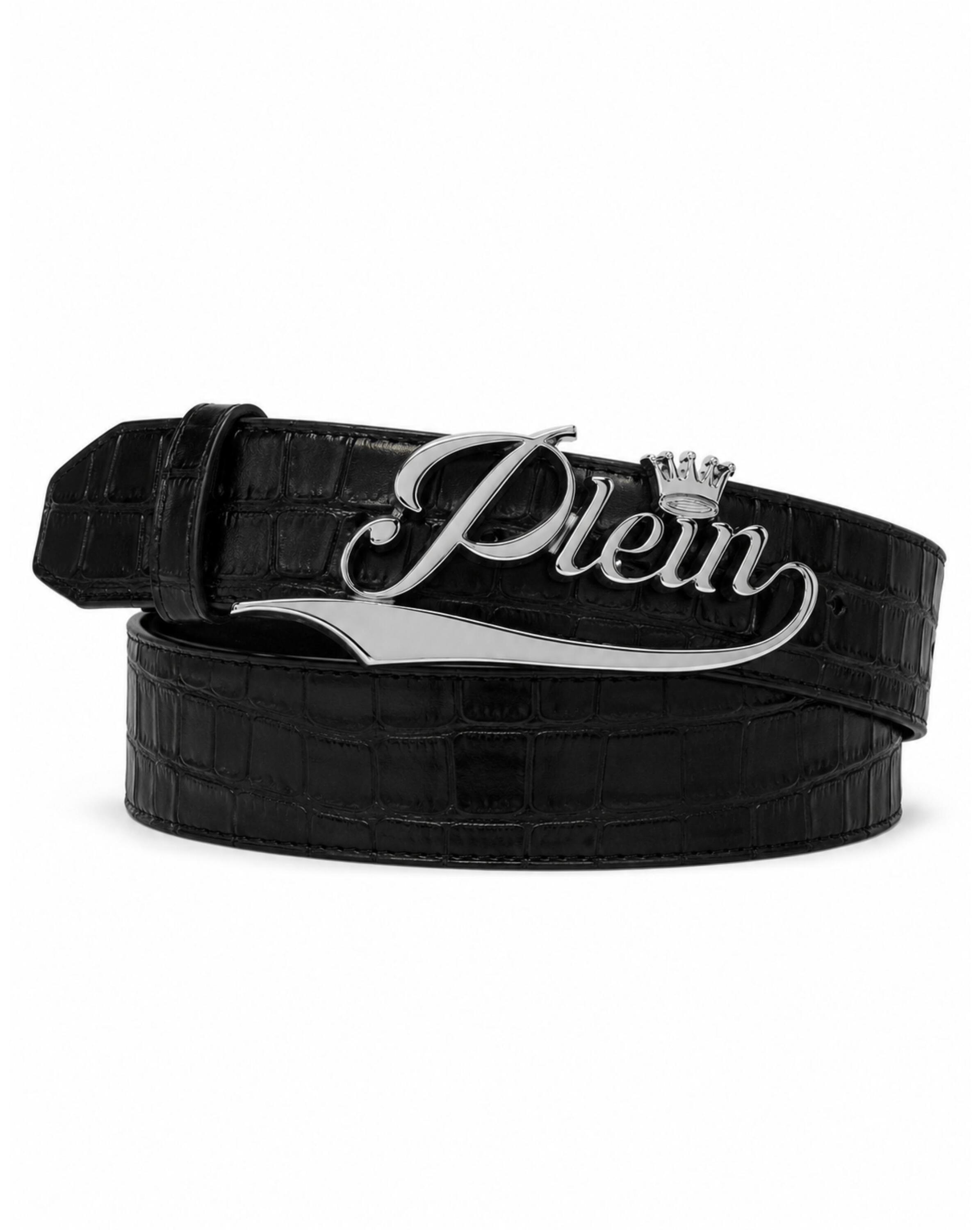 Leather Belt King Plein Cocco