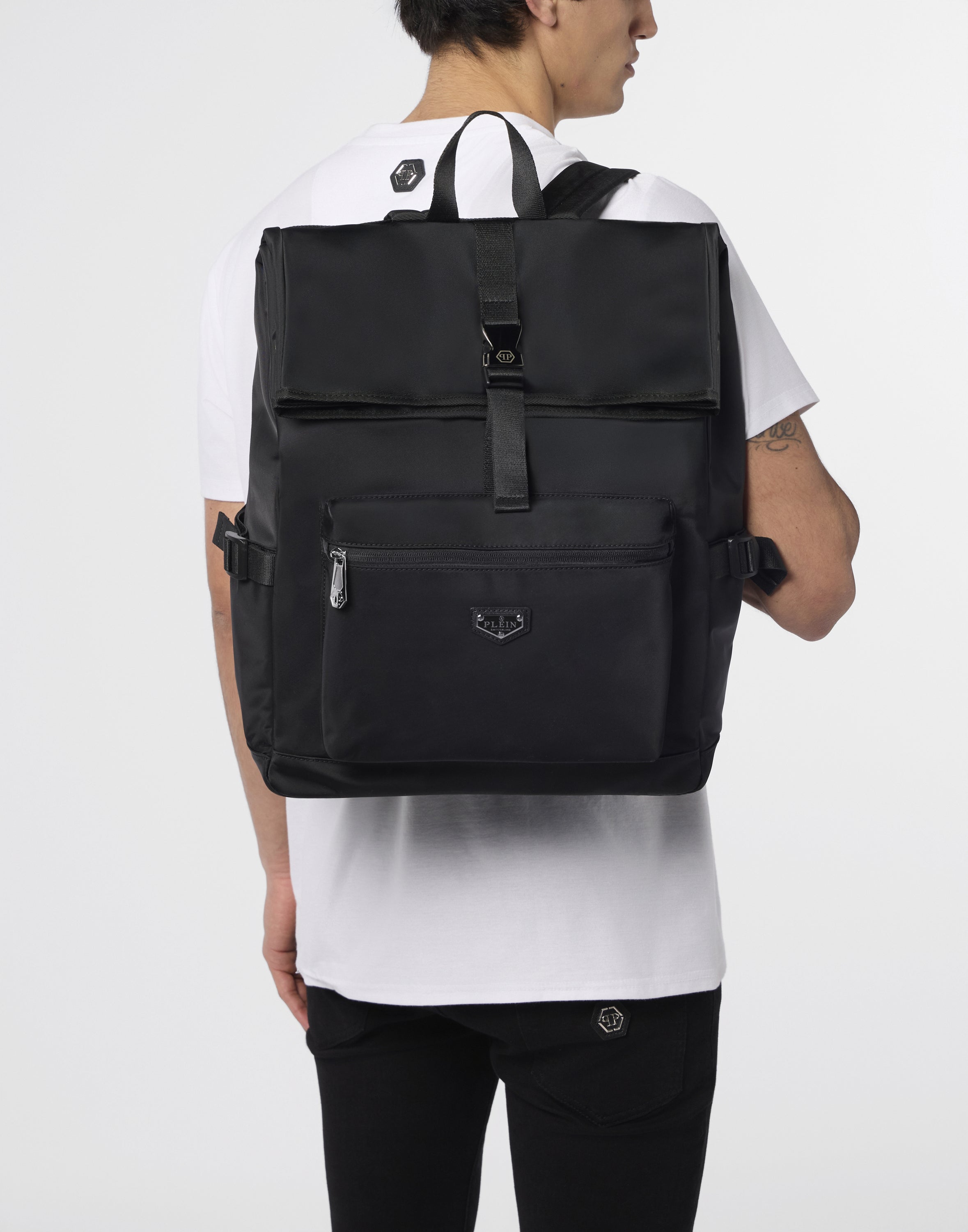 Nylon Box Backpack