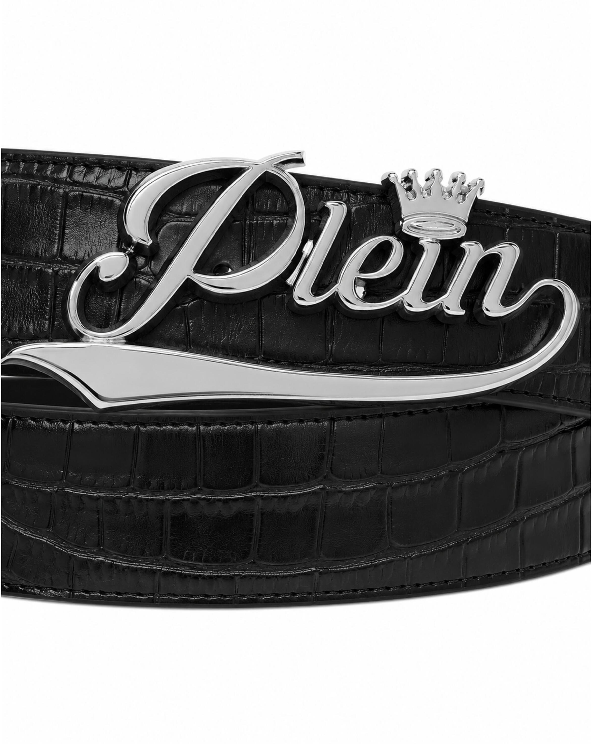 Leather Belt King Plein Cocco