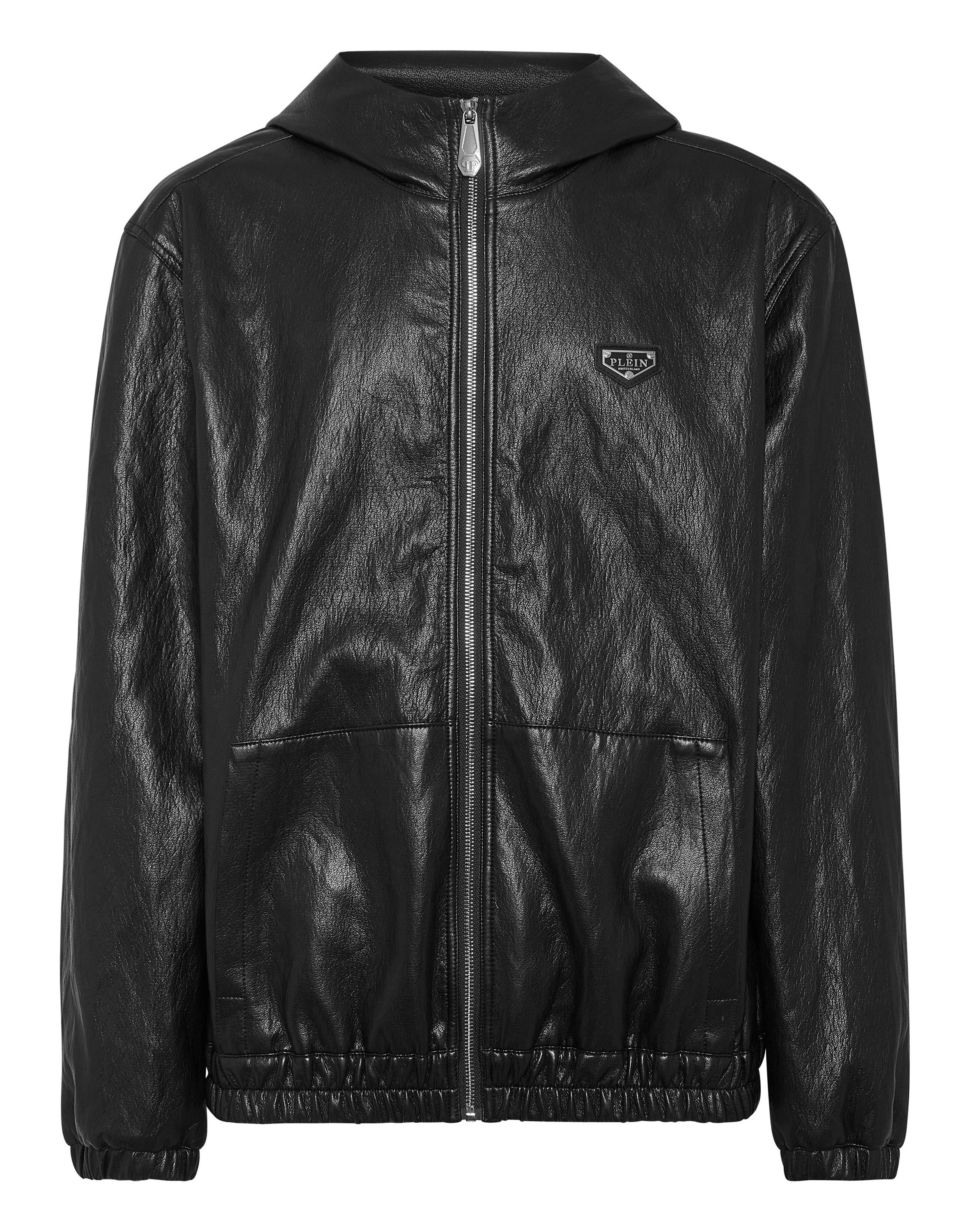Eco Leather Windbreaker