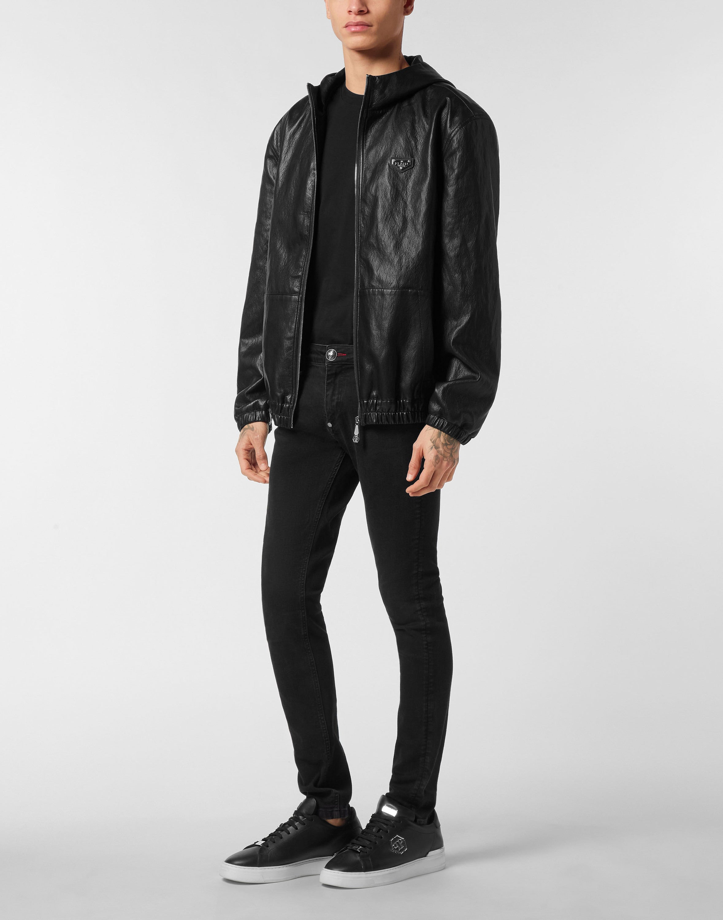 Eco Leather Windbreaker