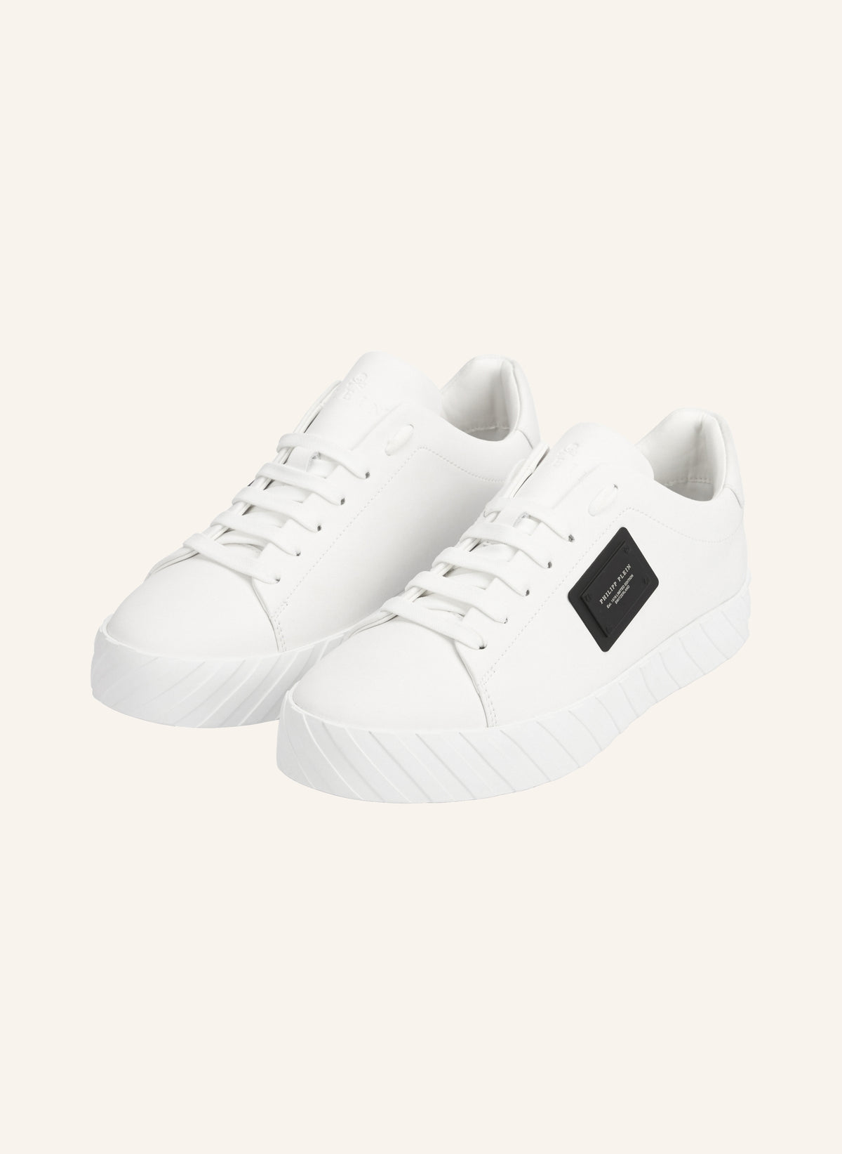 Nappa Leather Low-Top Sneakers Placca
