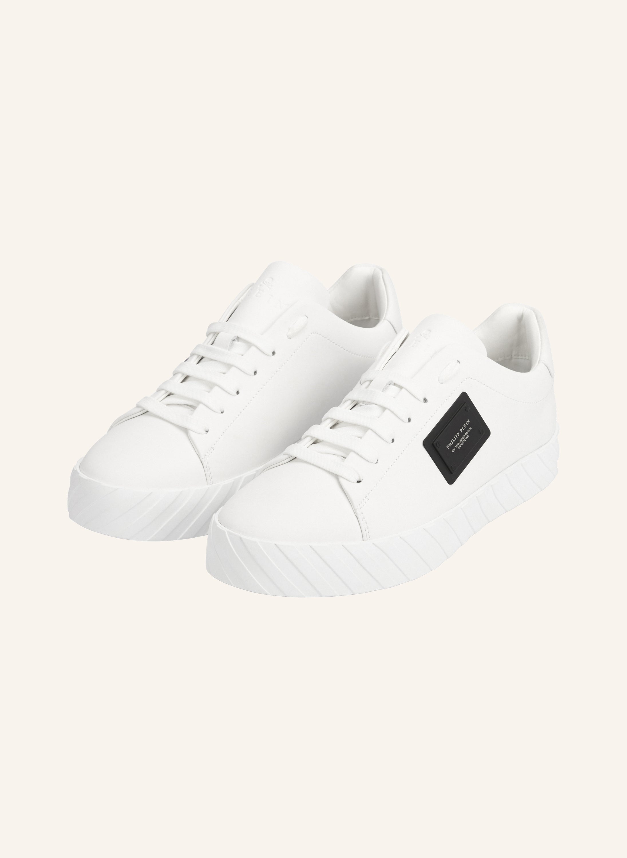 Nappa Leather Low-Top Sneakers Placca