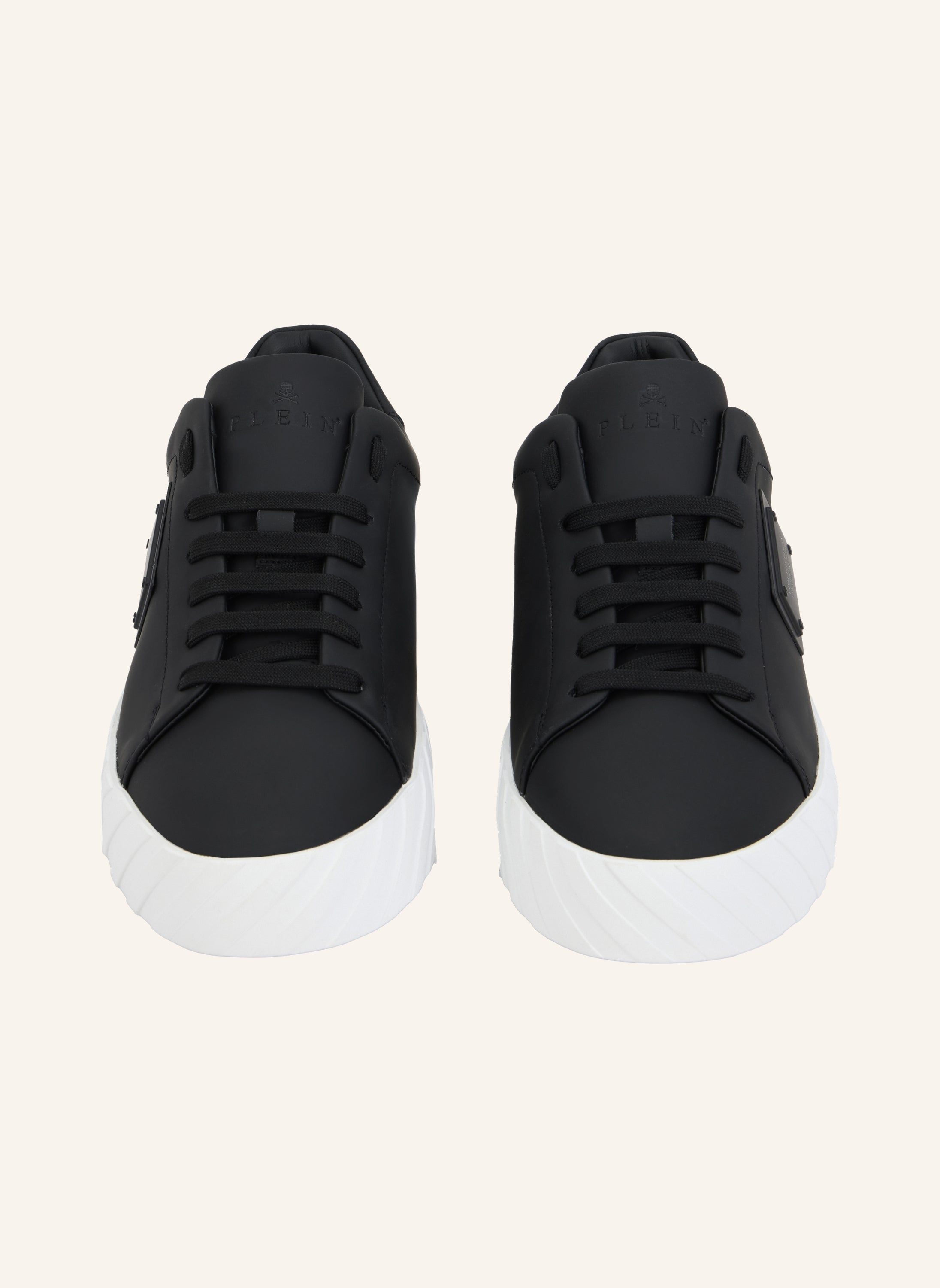 Nappa Leather Low-Top Sneakers Placca