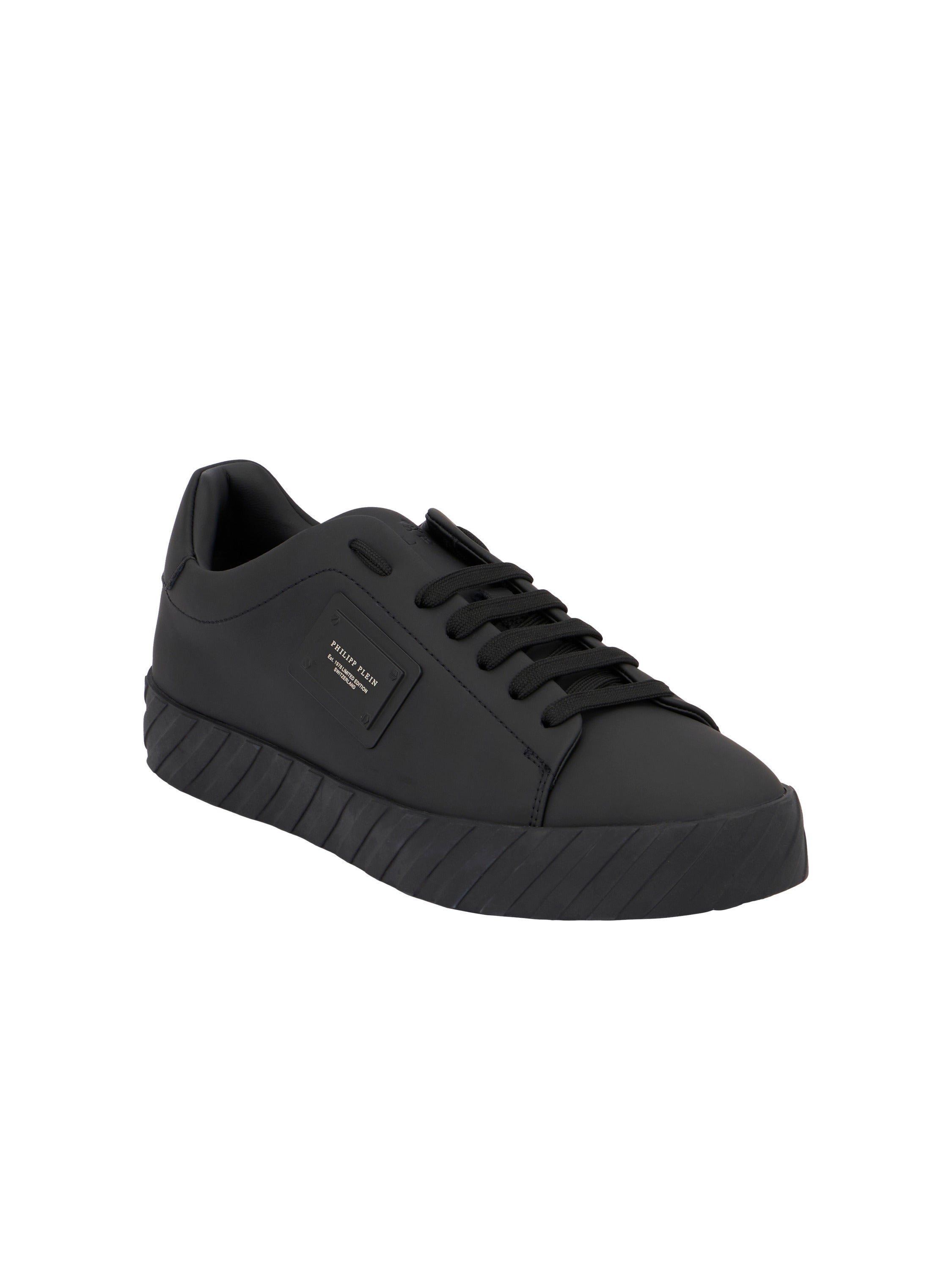 Nappa Leather Low-Top Sneakers Placca