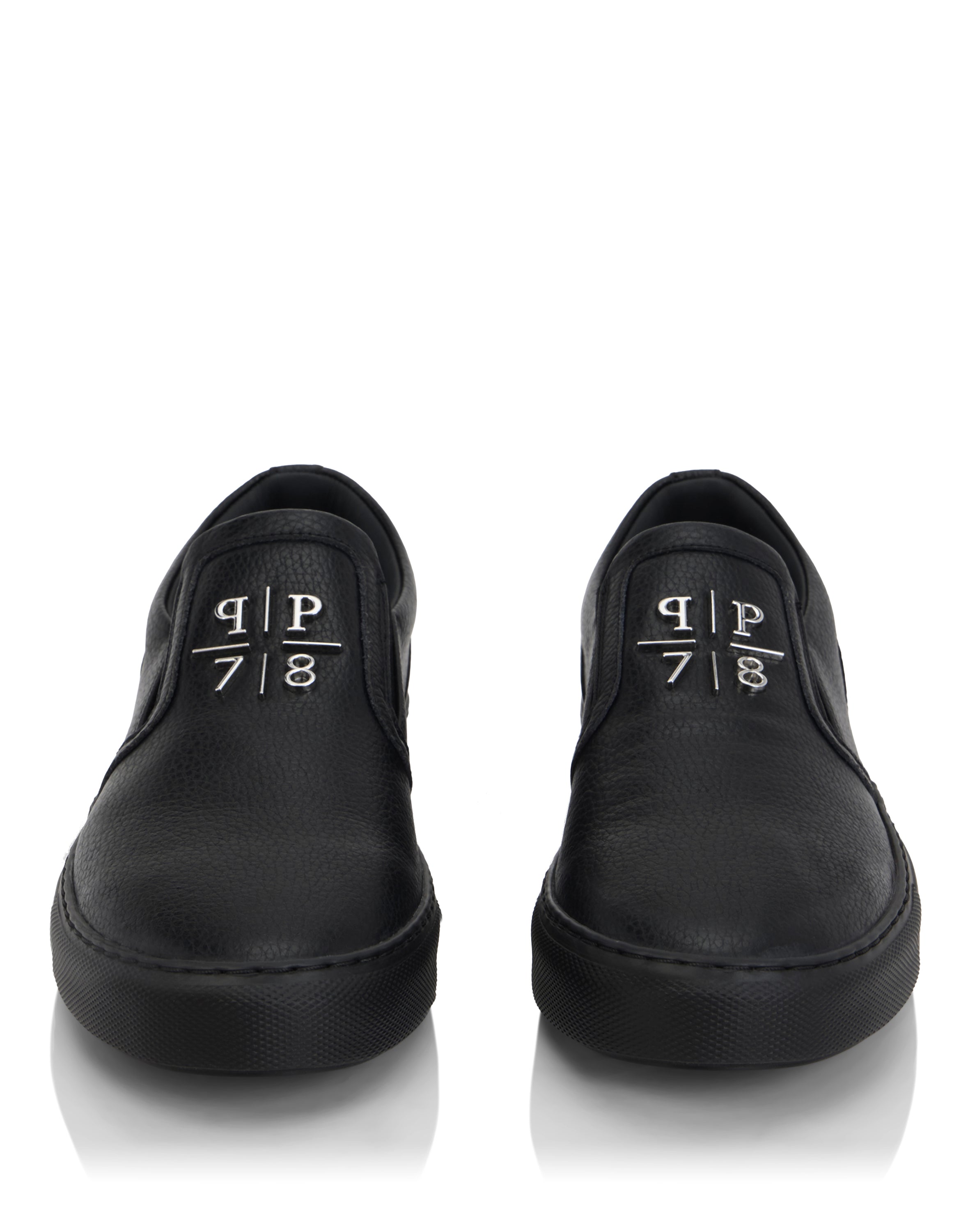 Deer Print Leather Slip On