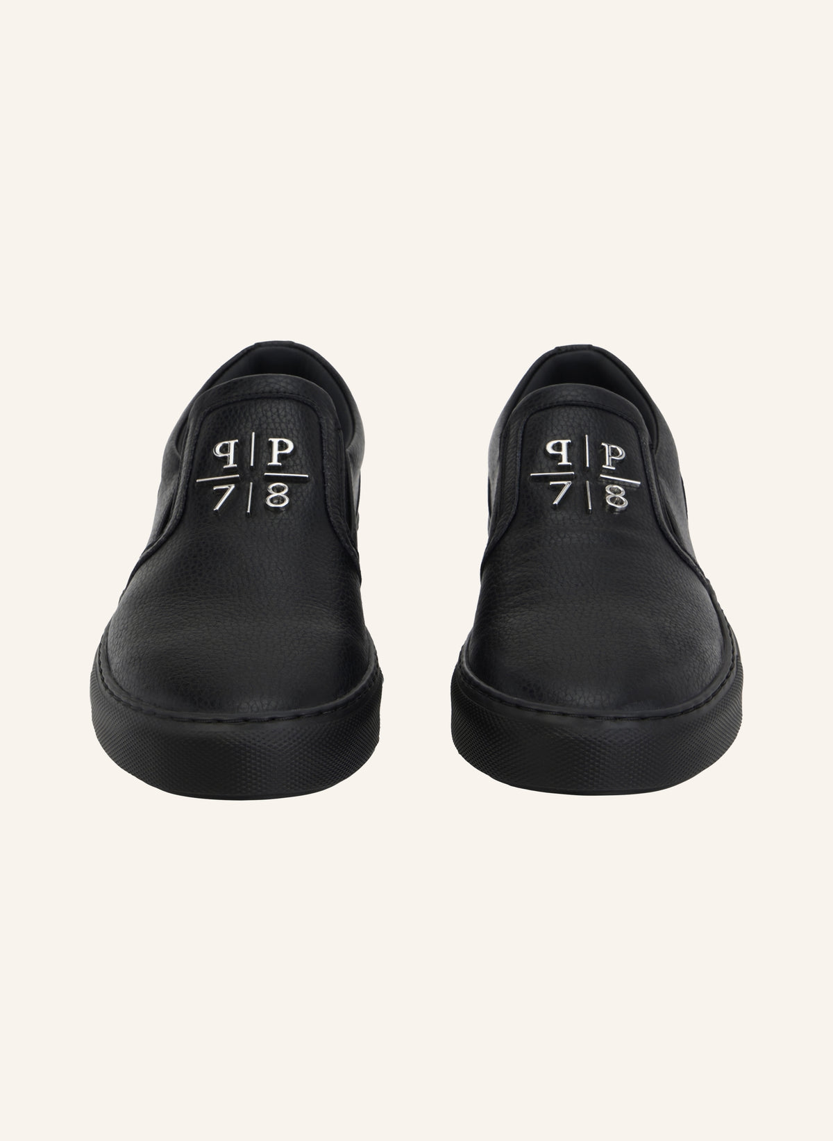 Deer Print Leather Slip On