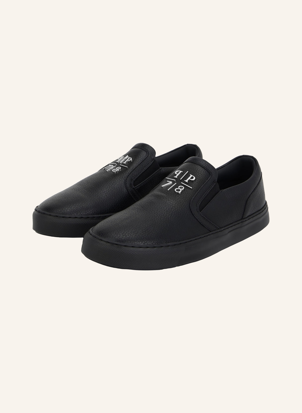 Deer Print Leather Slip On