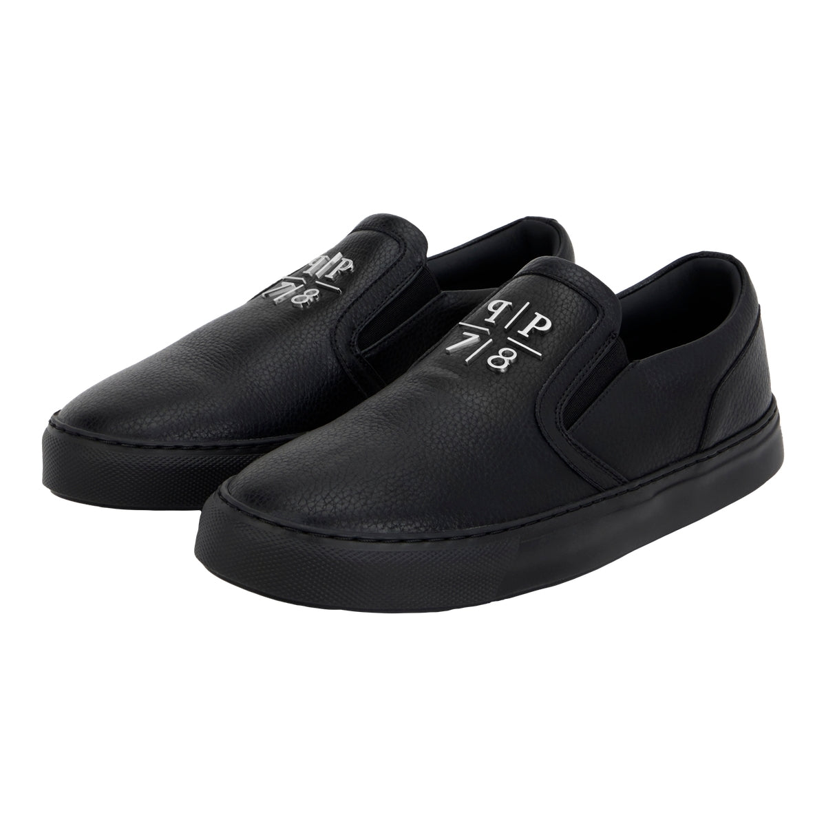 Deer Print Leather Slip On