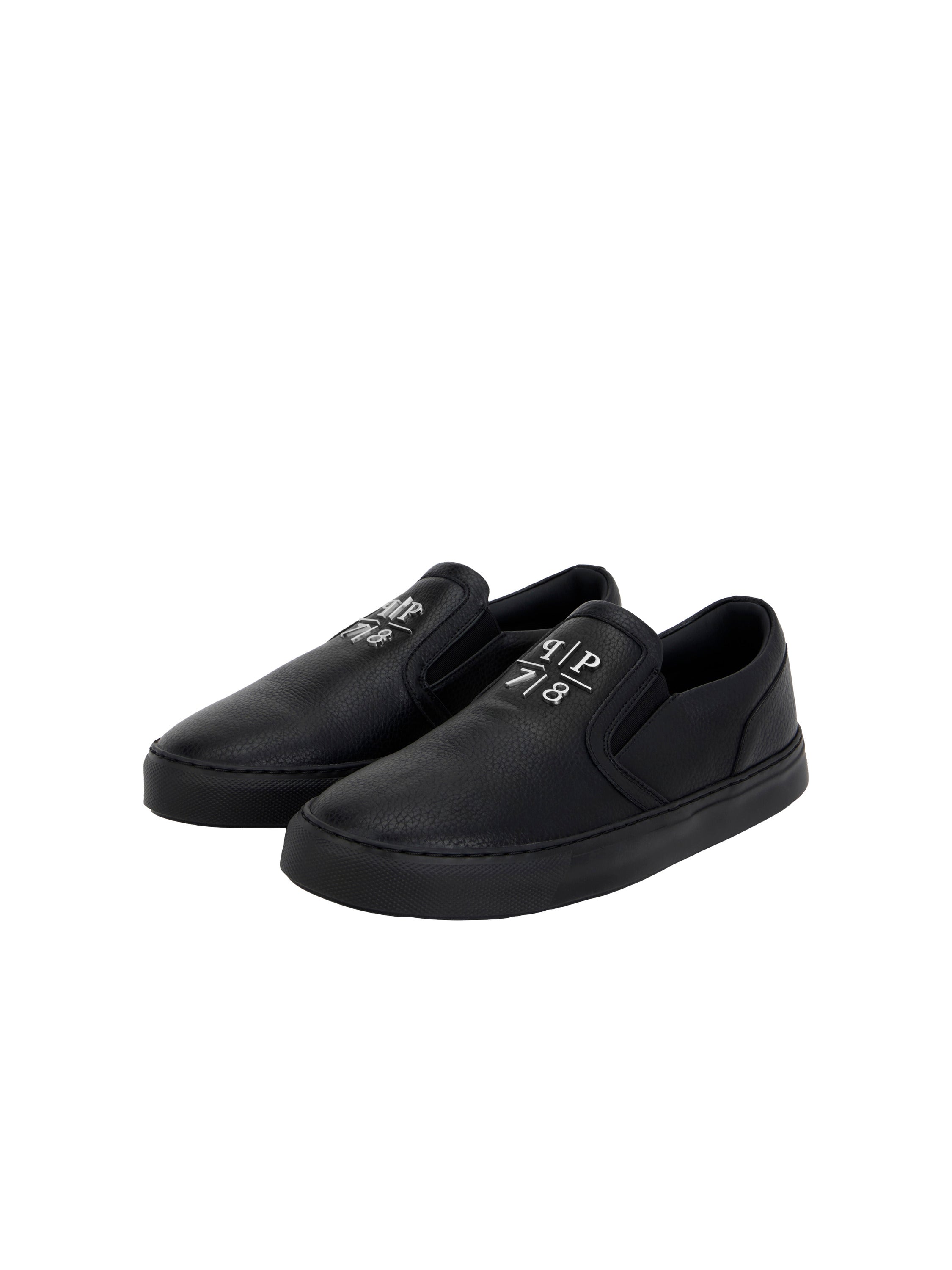 Deer Print Leather Slip On