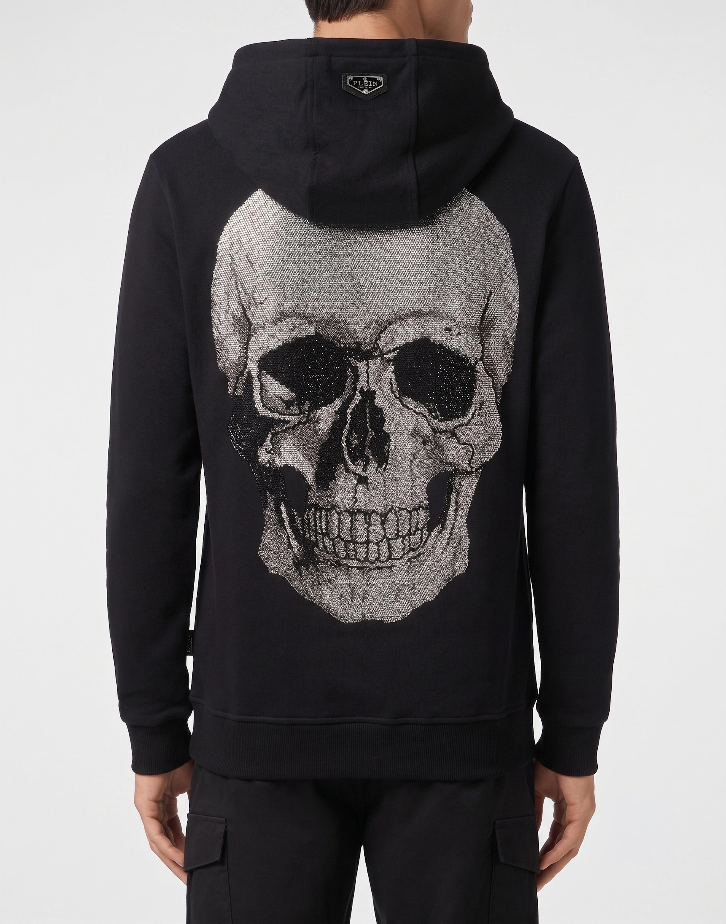 Hoodie Zip Skull Stones