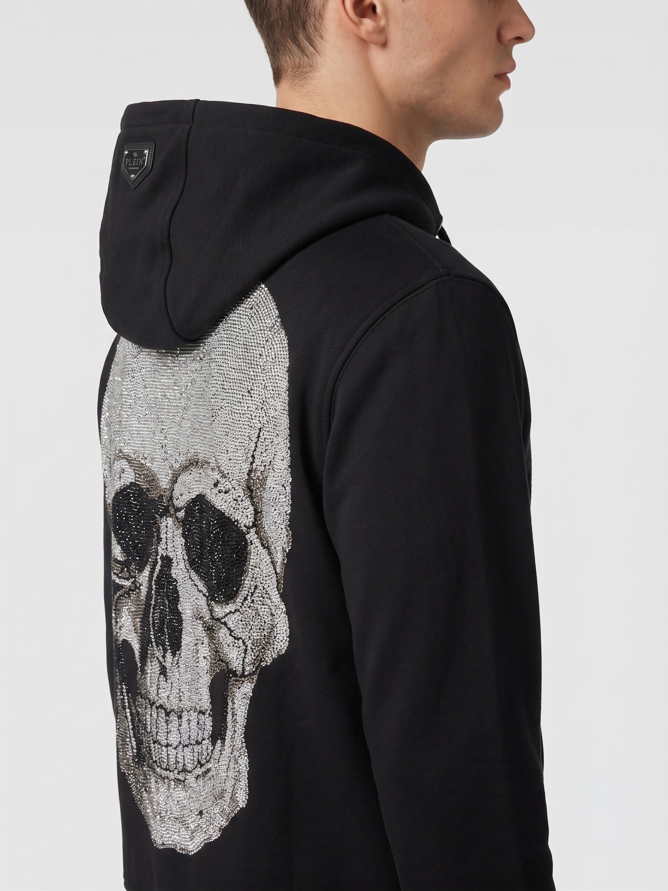 Hoodie Zip Skull Stones